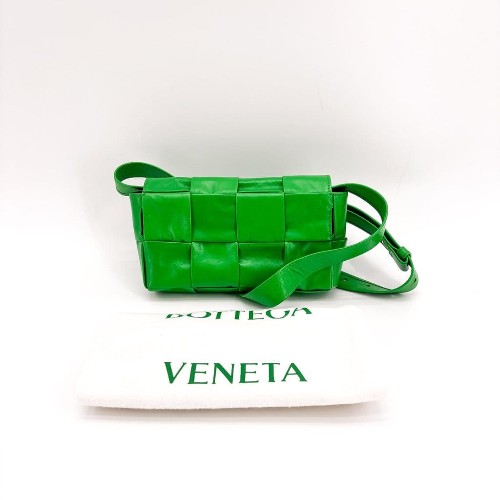 Bottega Veneta Cassette Shoulder Bag Parakeet