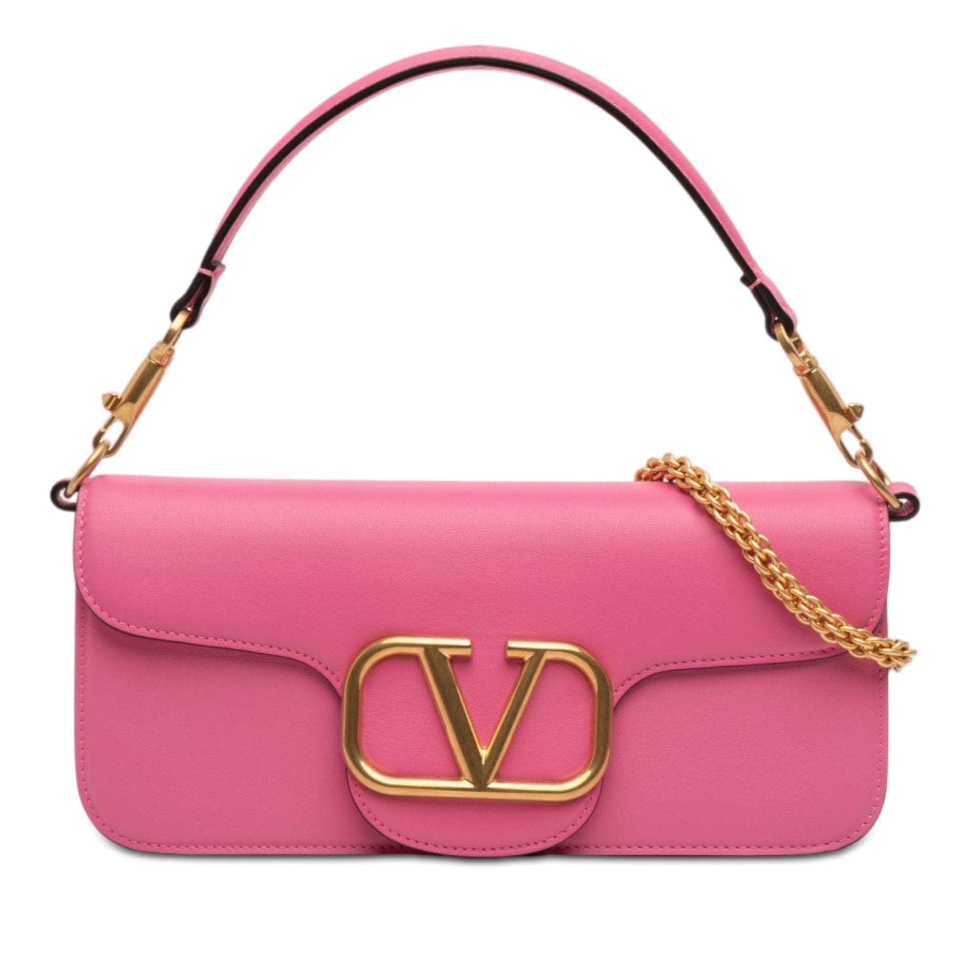 Valentino Medium Calfskin VLogo Loco Satchel