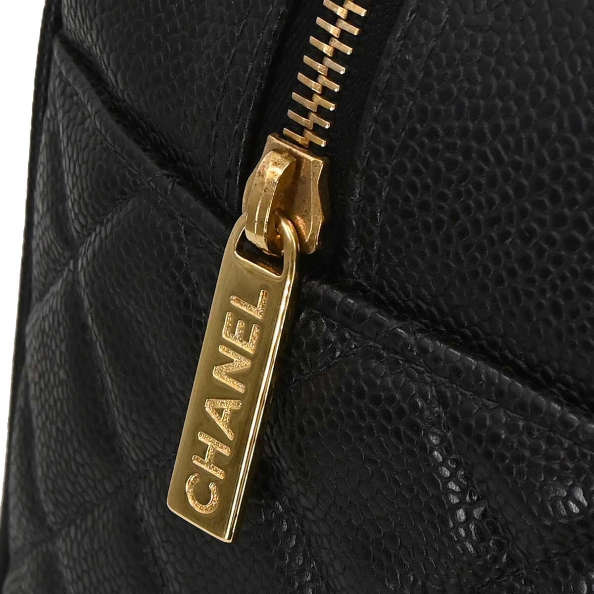 Chanel 2003 - 2004 Black Caviar Skin Bowling Bag 37
