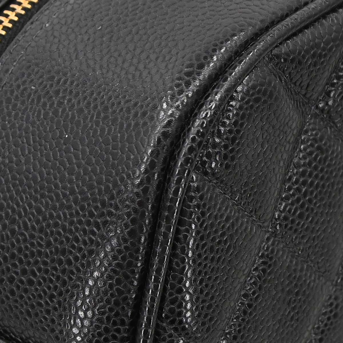 Chanel 2003 - 2004 Black Caviar Skin Bowling Bag 37