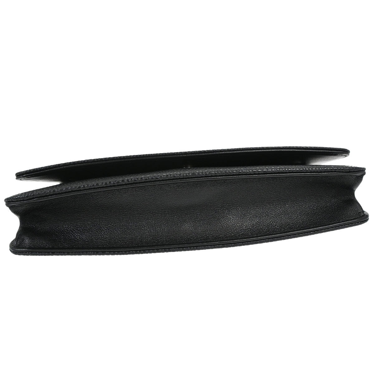 Chanel 2012 Black Caviar Skin Timeless WOC Wallet on Chain Bag
