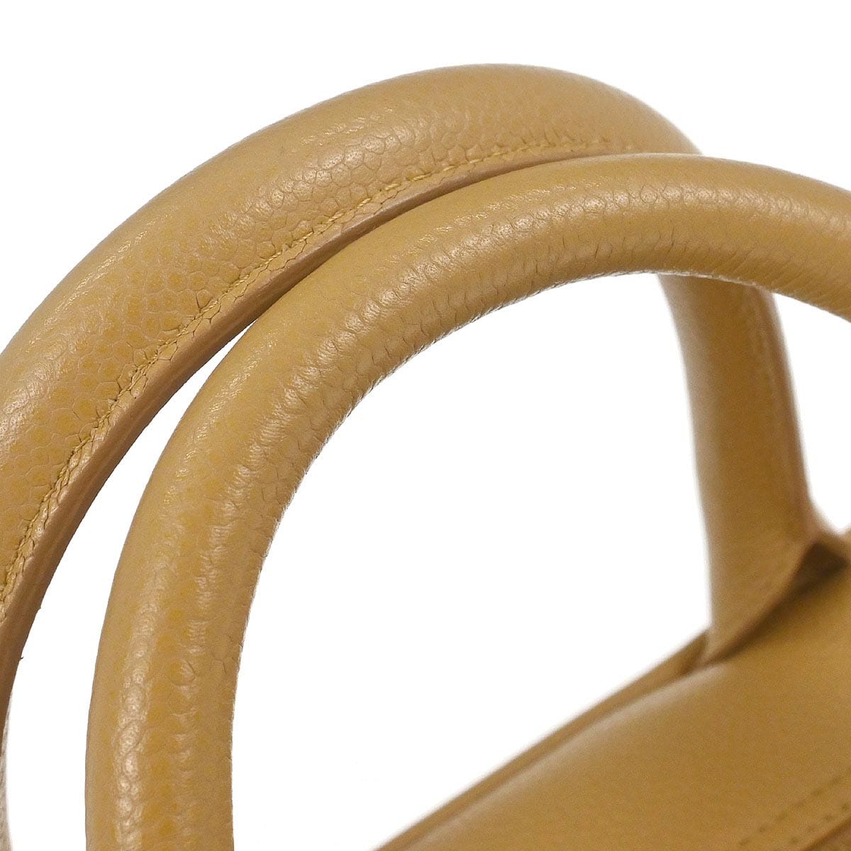 Chanel 2005 - 2006 Beige Caviar Skin Bowling Bag 27