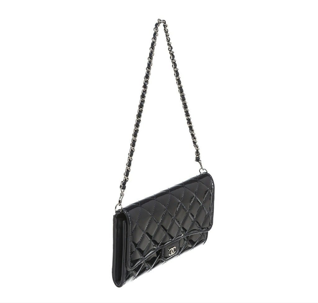Chanel Pochette Bag Navy Blue