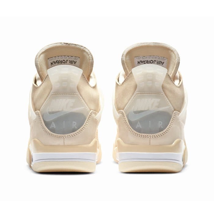 Off - White x Air Jordan 4 Retro SP Sail