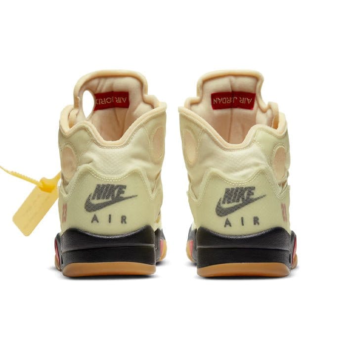 Off - White x Air Jordan 5 SP Sail