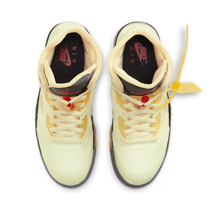 Off - White x Air Jordan 5 SP Sail