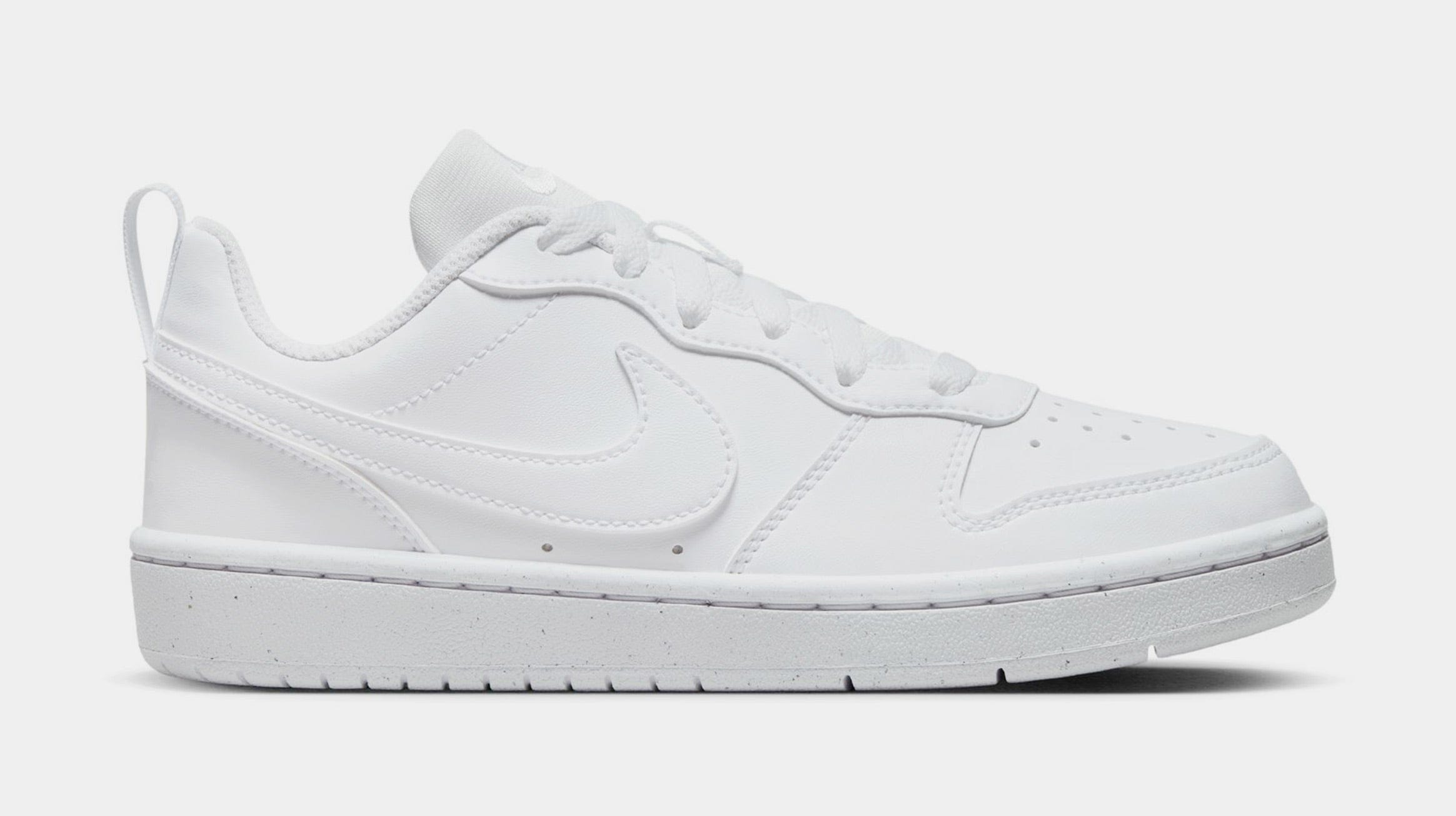 Nike Court Borough Low Recraft Grade School Lifestyle Shoes (White)