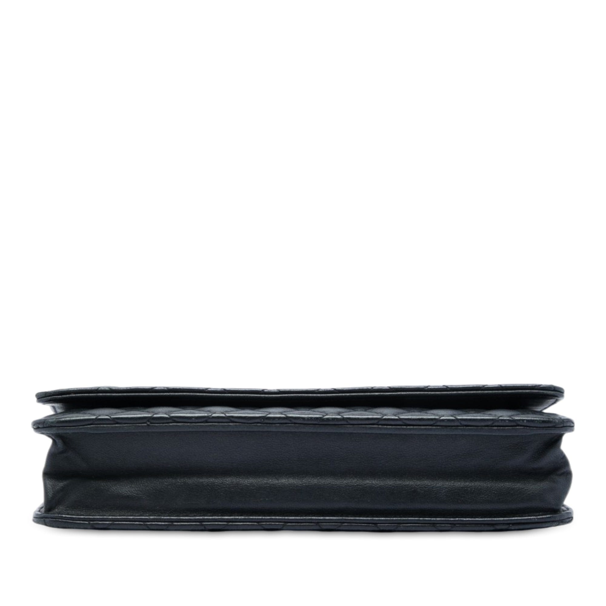 Chanel Quilted Lambskin Crest Wallet On Chain