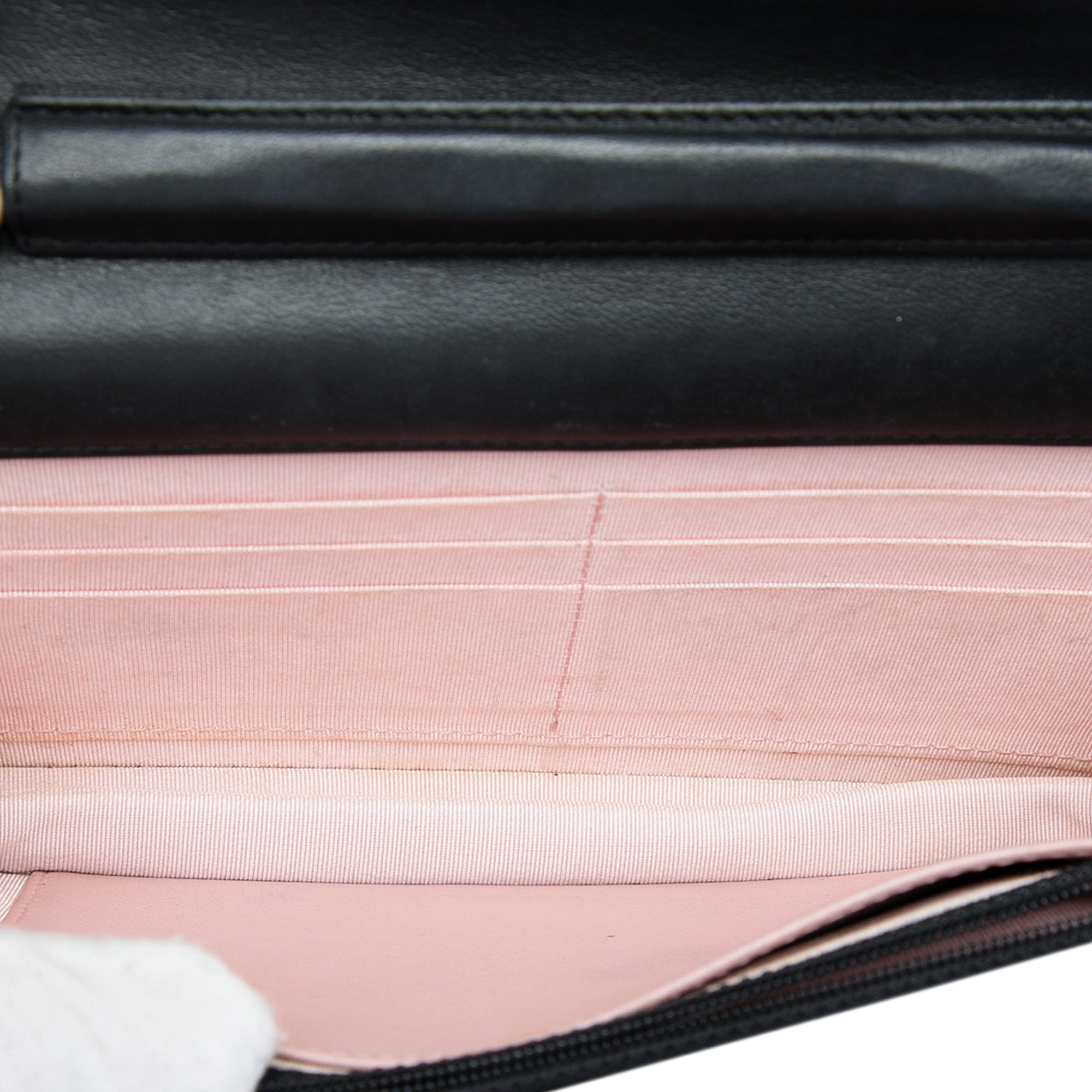 Chanel Quilted Lambskin Crest Wallet On Chain