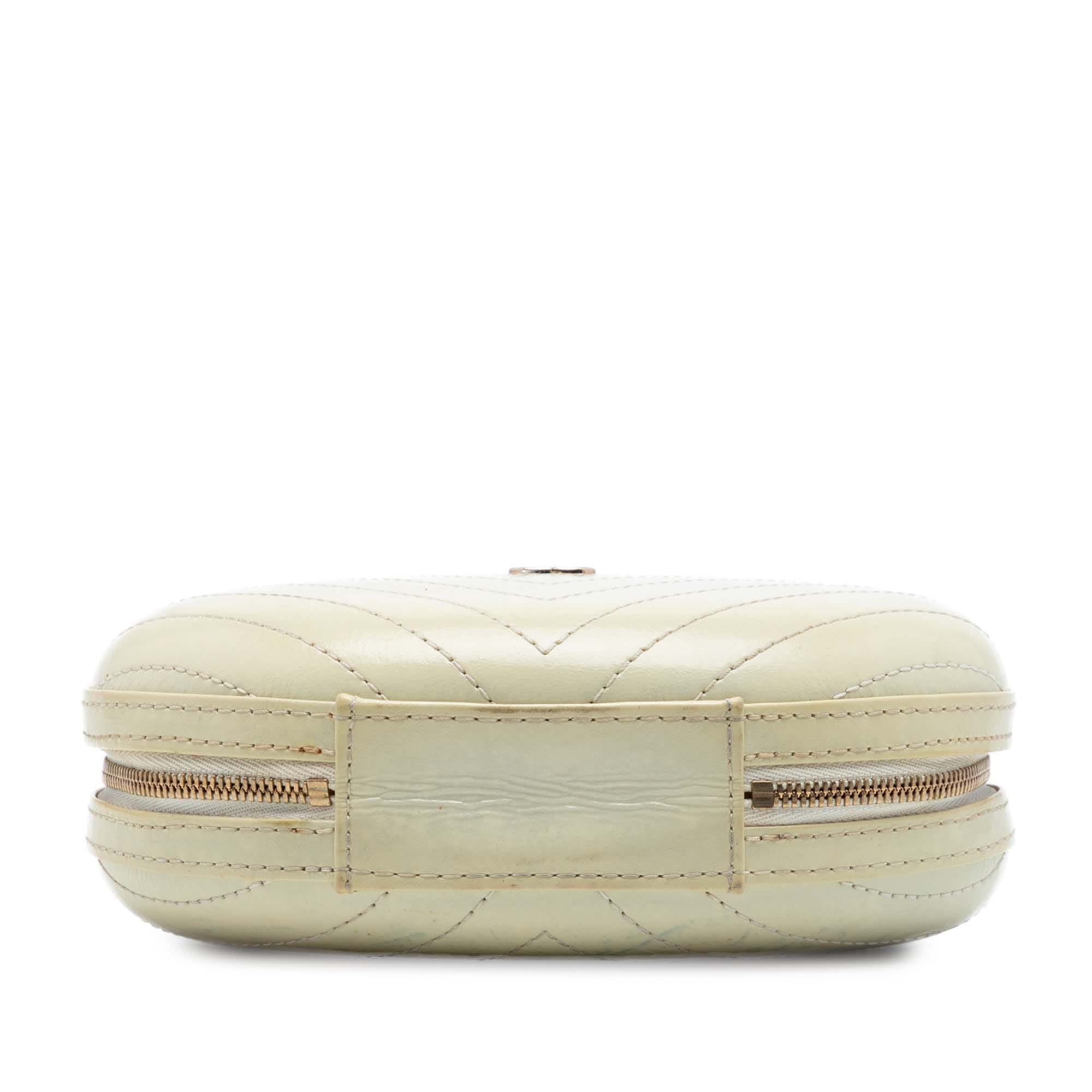 Chanel Chevron Stitched Calfskin La Pausa Evening Bag