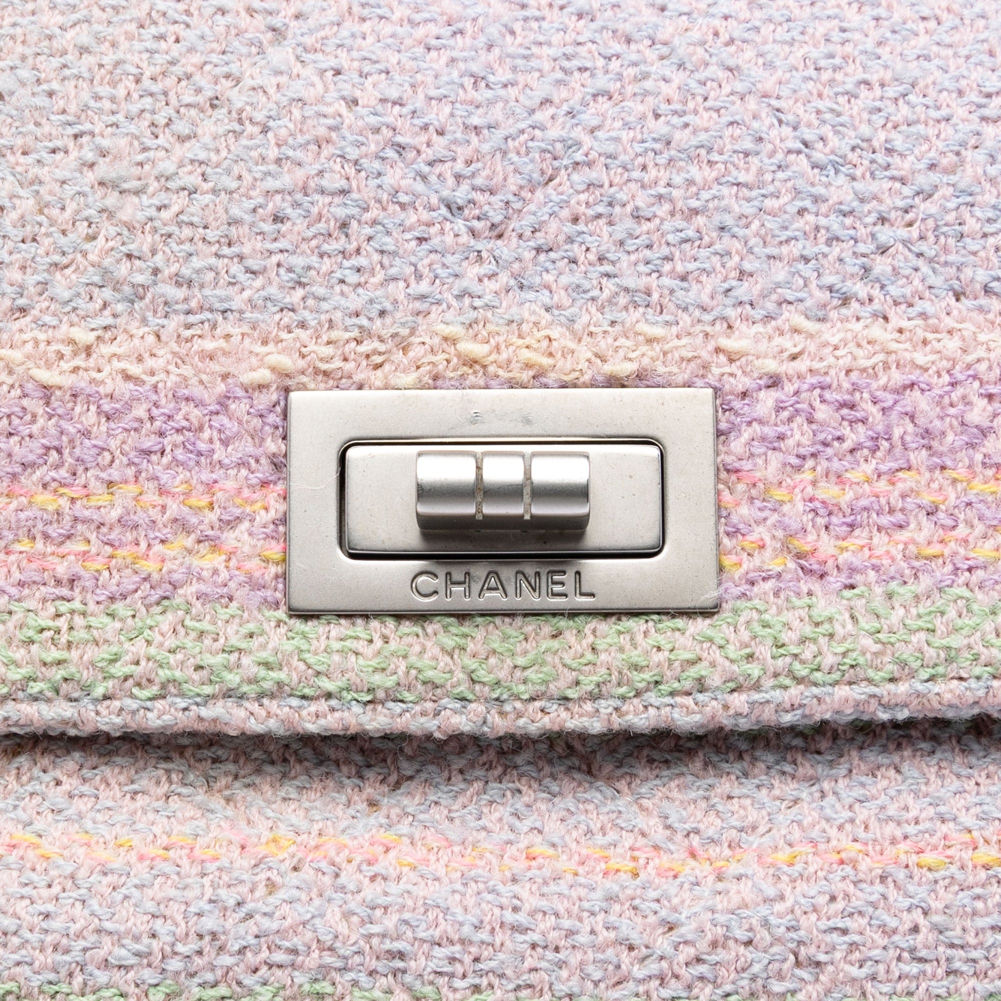Chanel Quilted Tweed Reissue 2.55 Single Flap 225