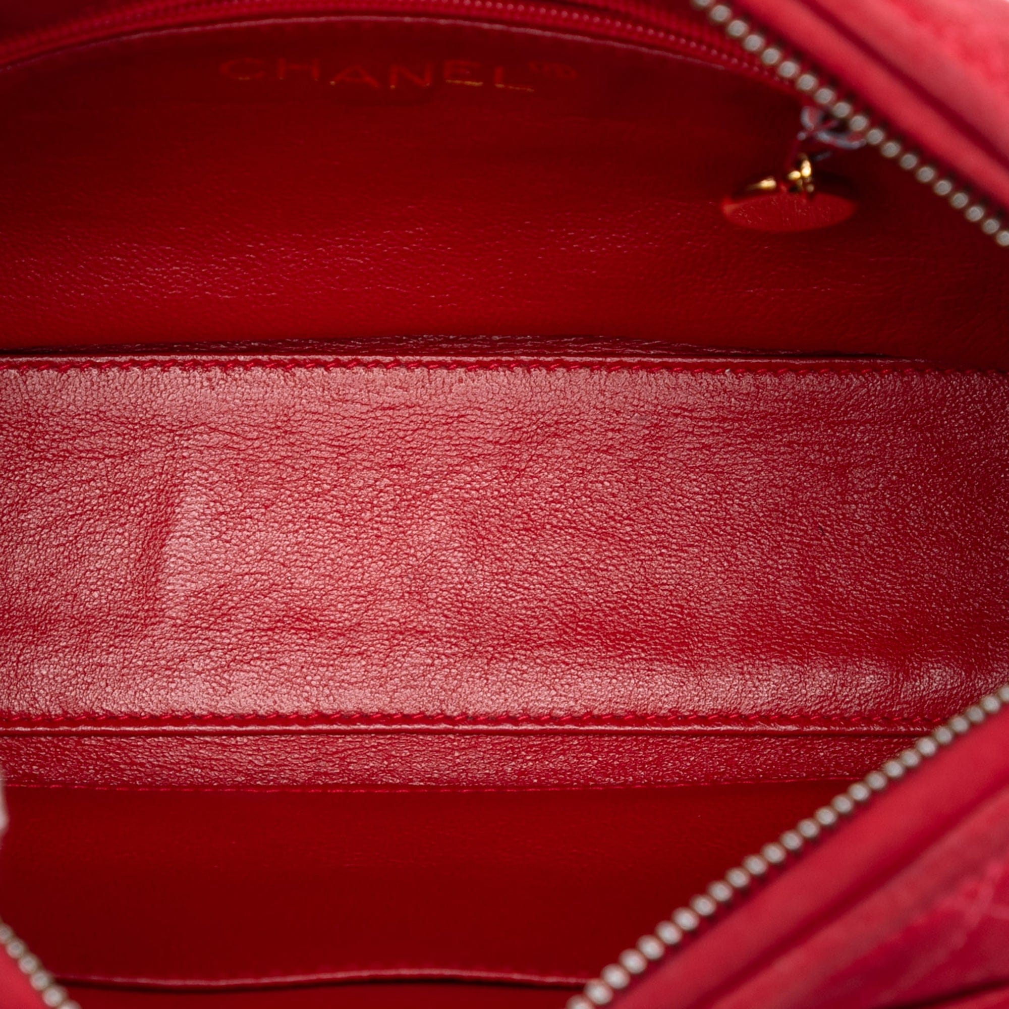 Chanel CC Quilted Suede Tassel Diamond Camera Bag