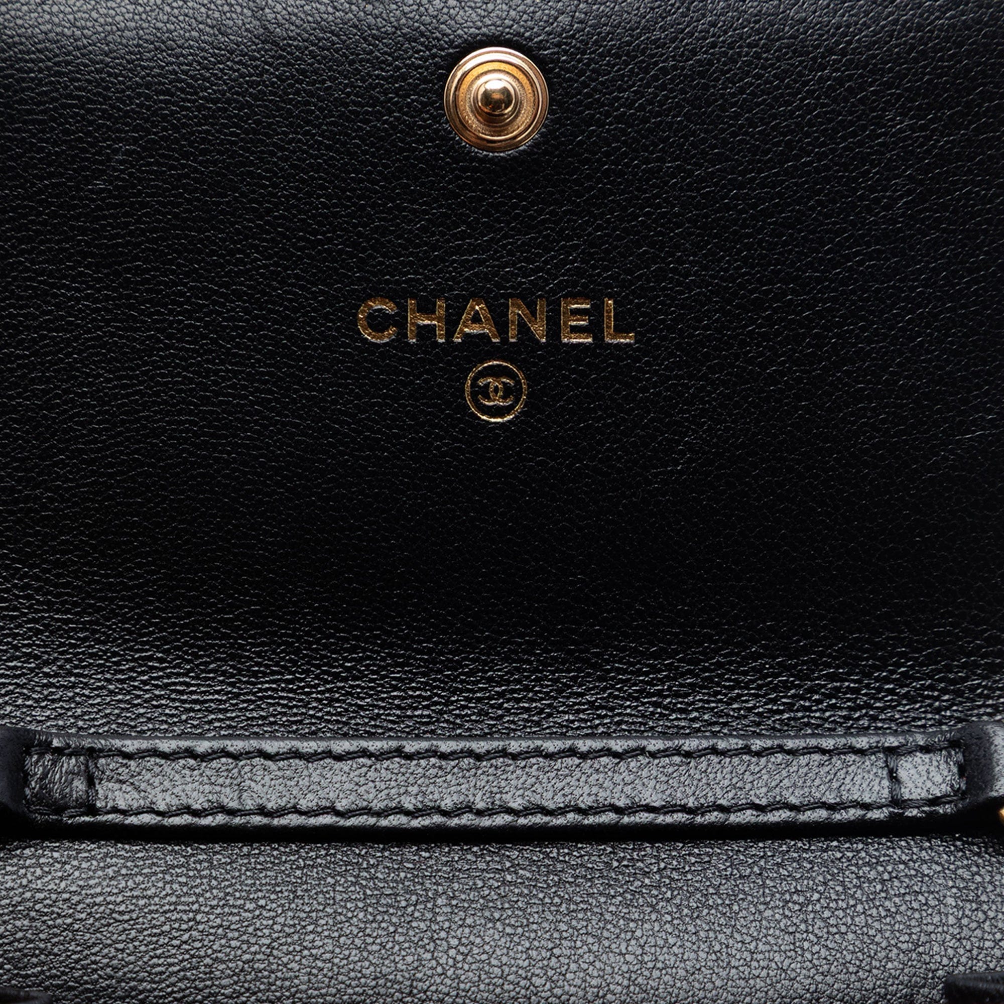 Chanel Quilted Lambskin 19 Flap Coin Purse With Chain
