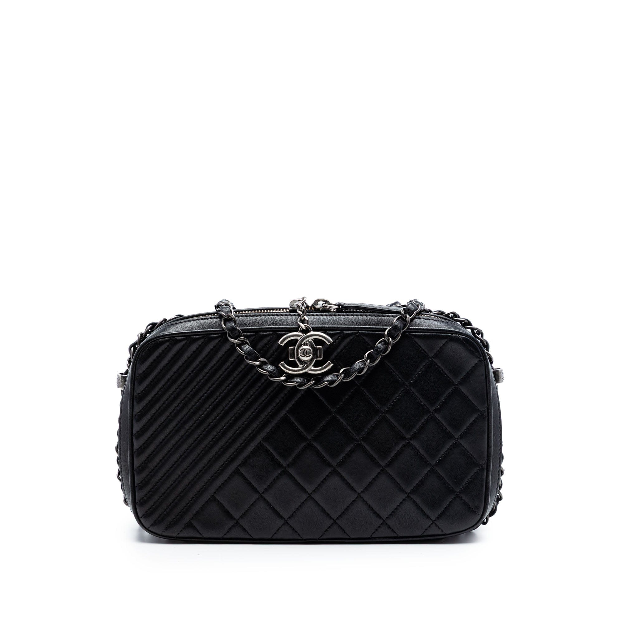 Chanel Medium Quilted Lambskin Coco Boy Camera Bag