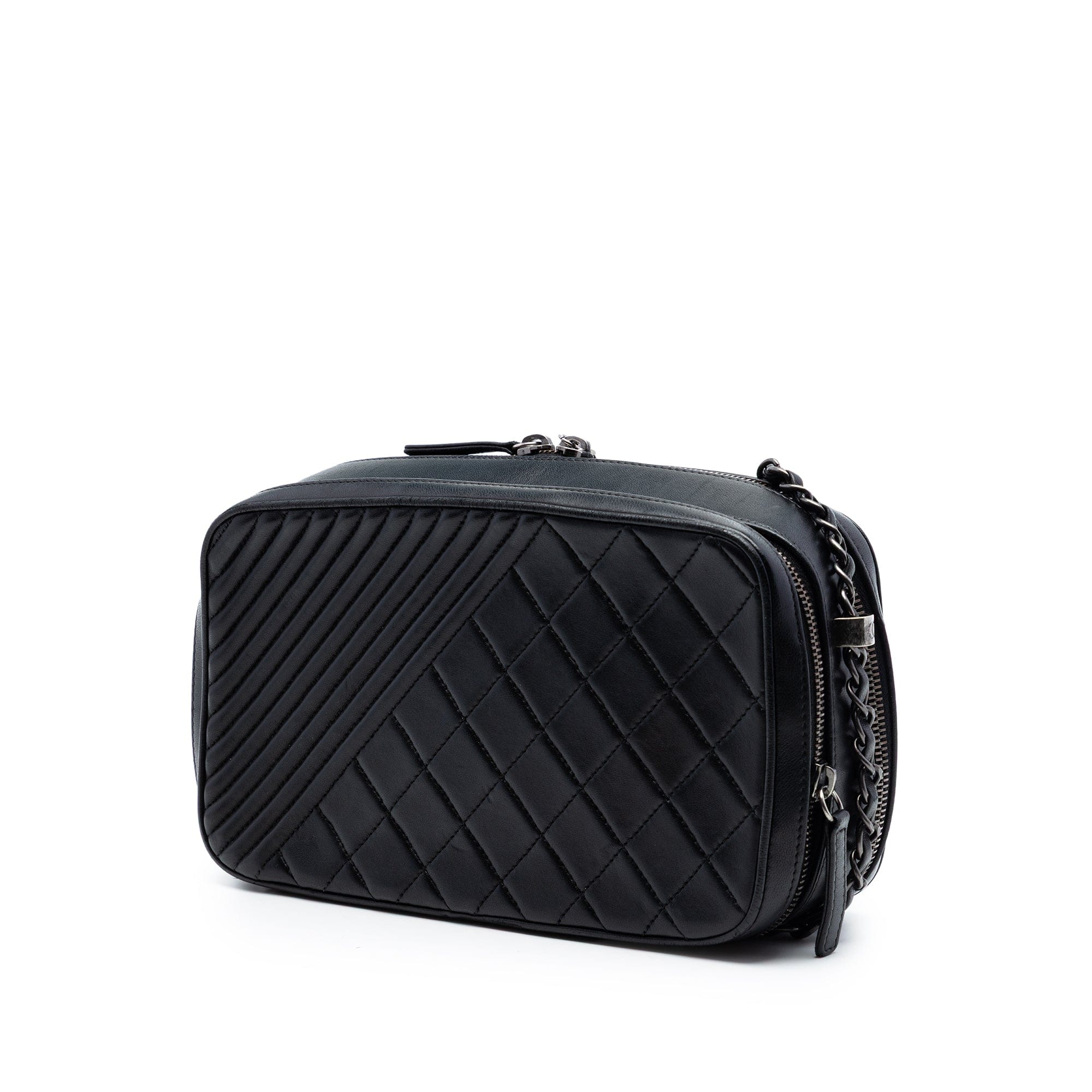 Chanel Medium Quilted Lambskin Coco Boy Camera Bag