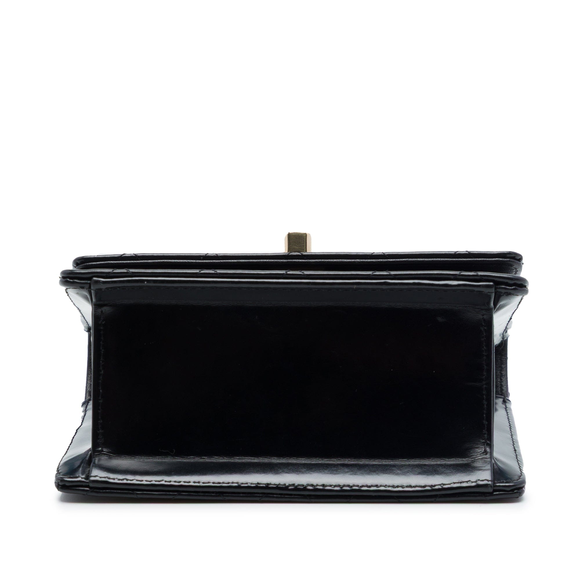 Chanel Micro CC Quilted Shiny Calfskin Single Flap