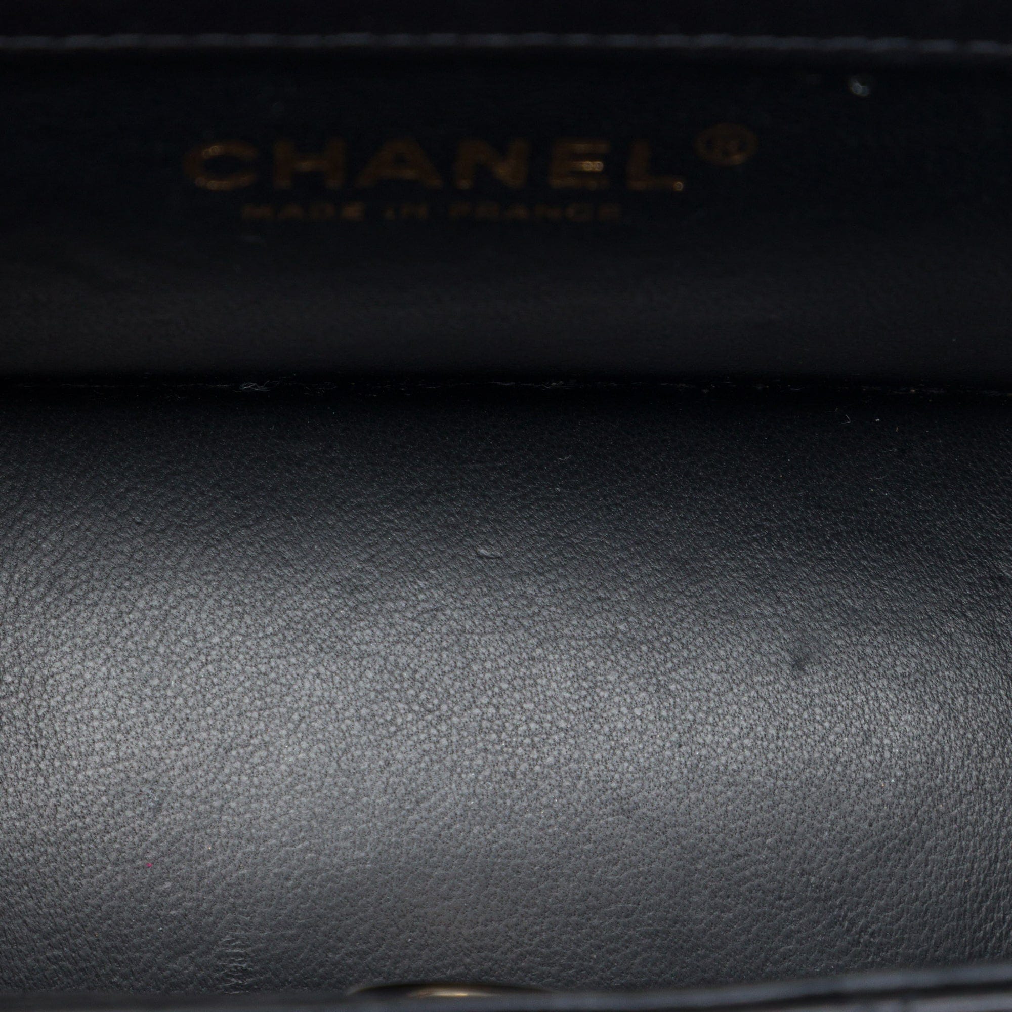Chanel Micro CC Quilted Shiny Calfskin Single Flap