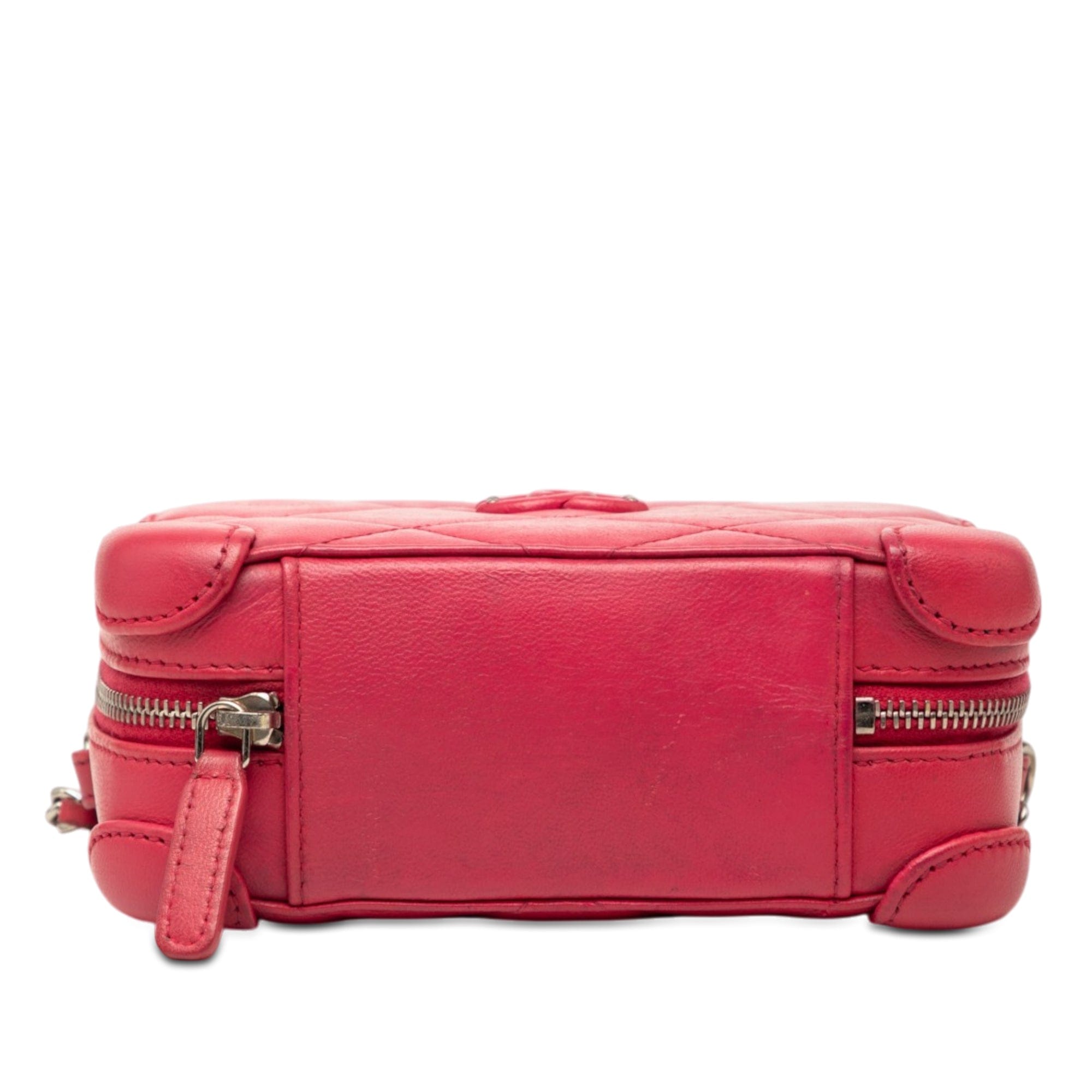 Chanel Mini Quilted Lambskin Covered CC Camera Bag