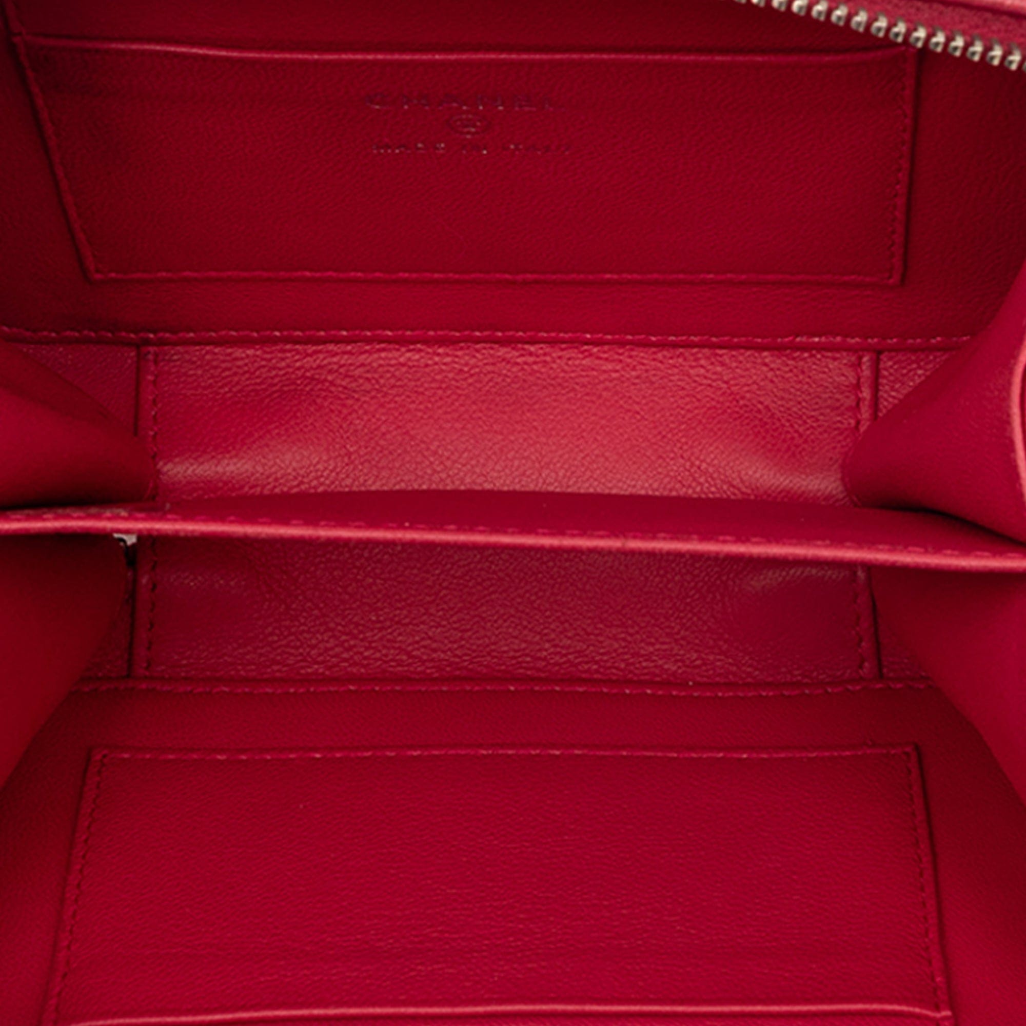 Chanel Mini Quilted Lambskin Covered CC Camera Bag