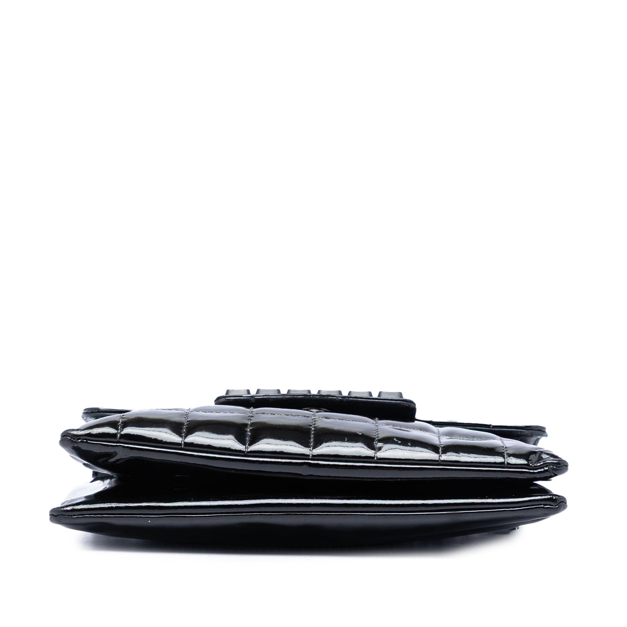 Chanel Chocolate Bar Patent Digital Flap