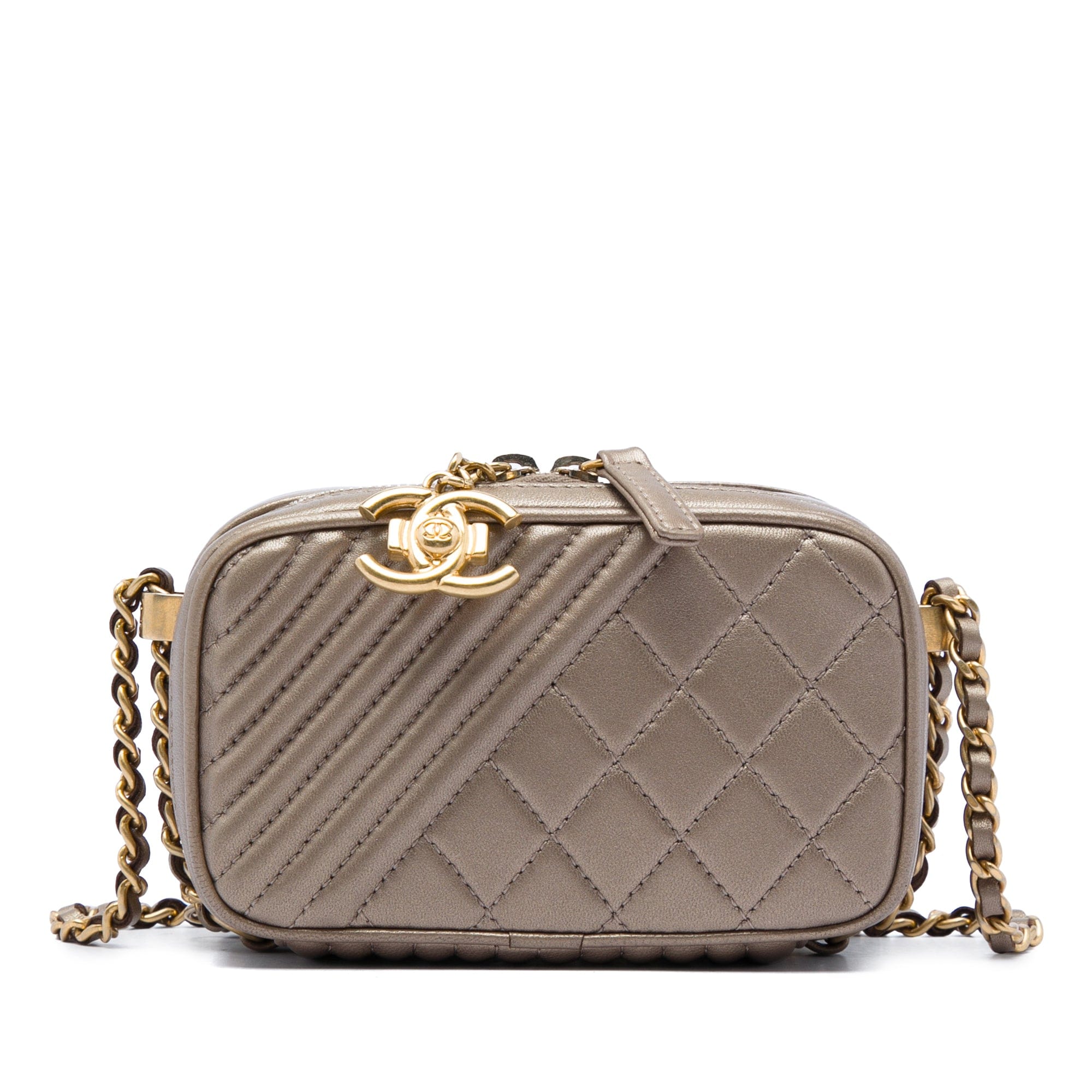 Chanel Mini Quilted Lambskin Coco Boy Camera Bag