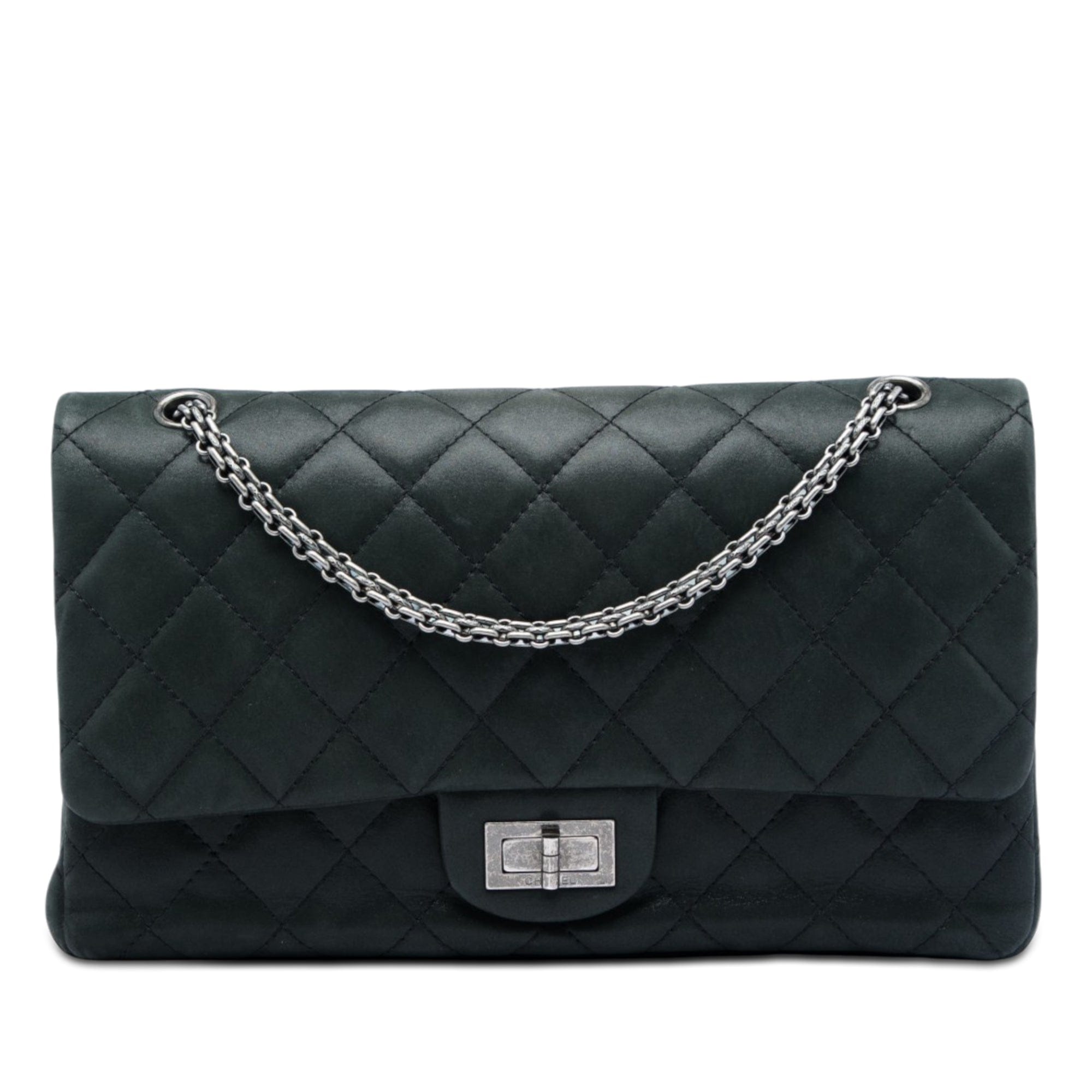 Chanel Quilted Iridescent Lambskin Reissue 2.55 Bijoux Chain Double Flap 227