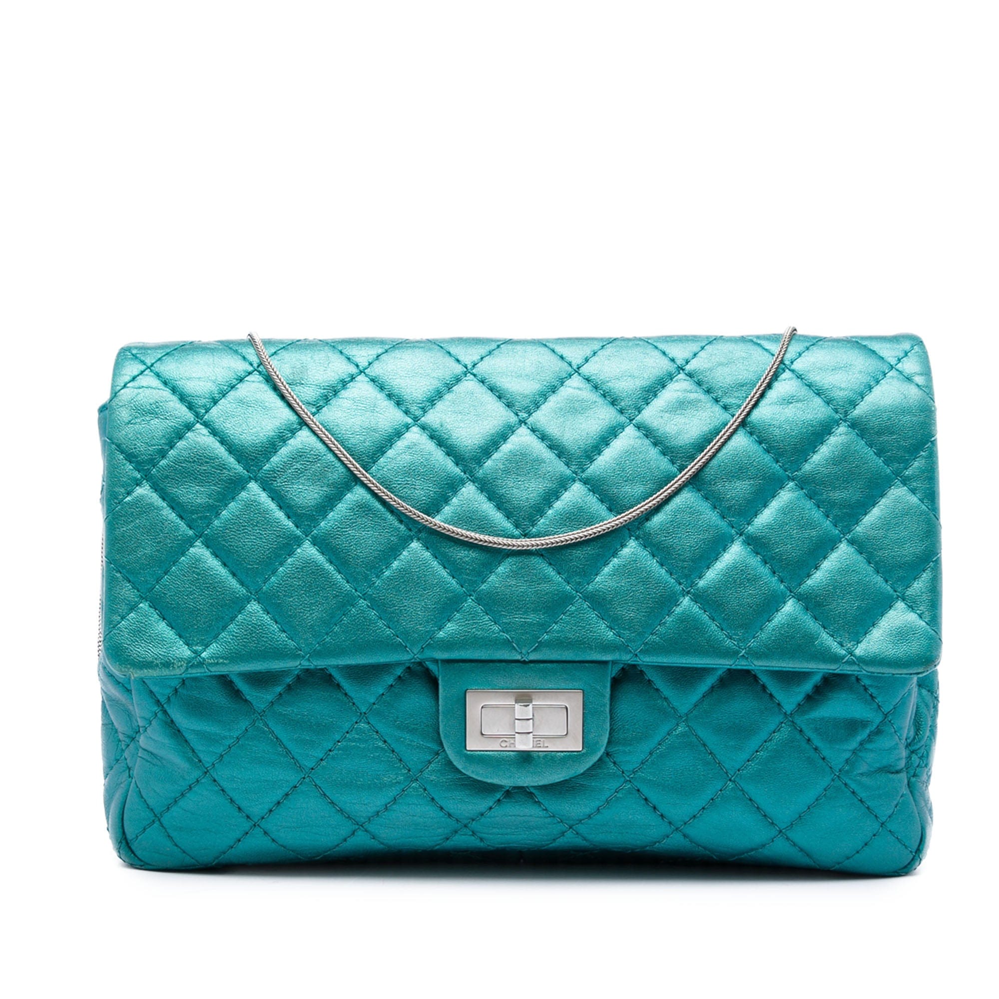 Chanel Quilted Metallic Calfskin Reissue 2.55 Flap 226