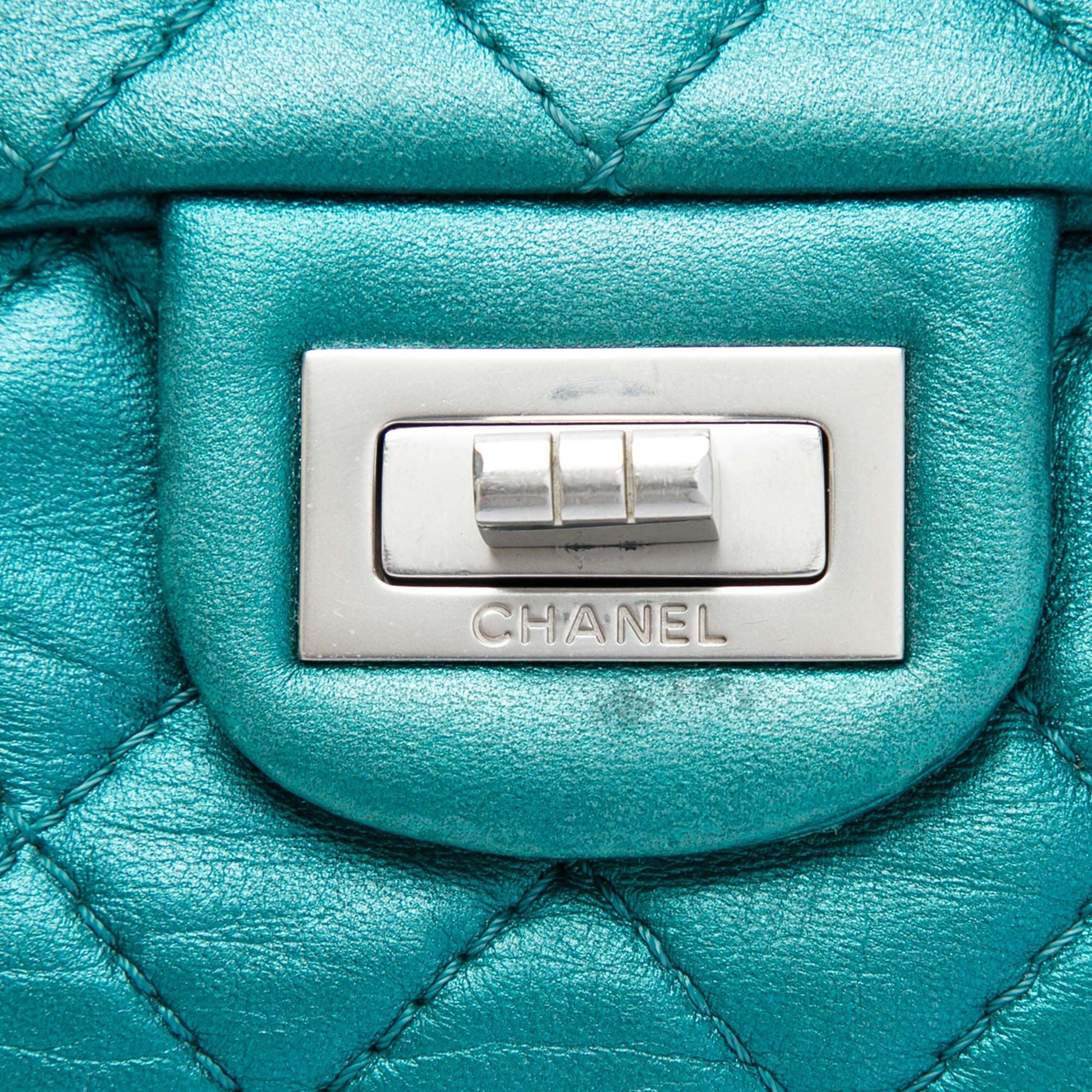 Chanel Quilted Metallic Calfskin Reissue 2.55 Flap 226