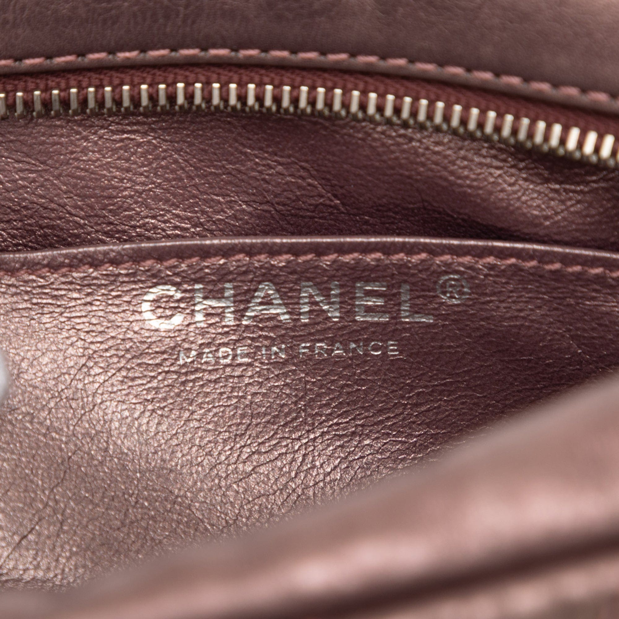 Chanel Small Metallic Quilted Aged Calfskin Reissue Camera Bag