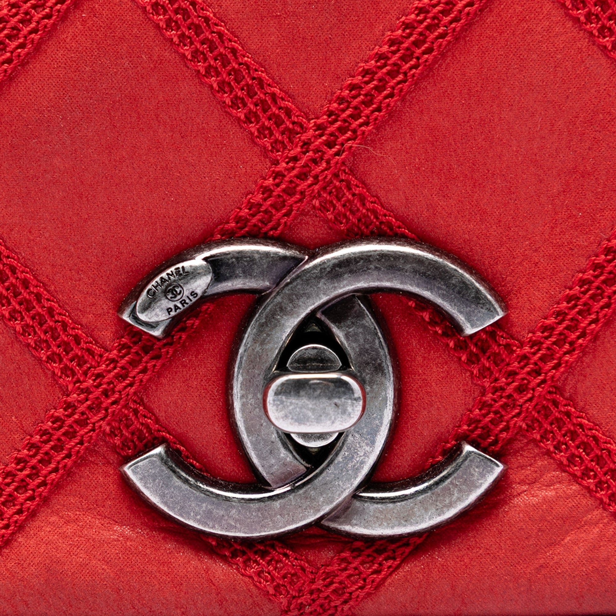 Chanel Small Nubuck Diamond Stitch Chain Flap
