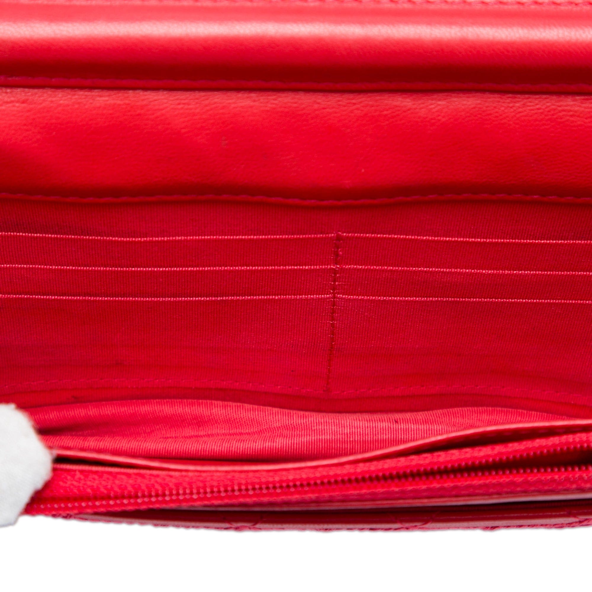 Chanel CC Lambskin Wild Stitch Wallet on Chain