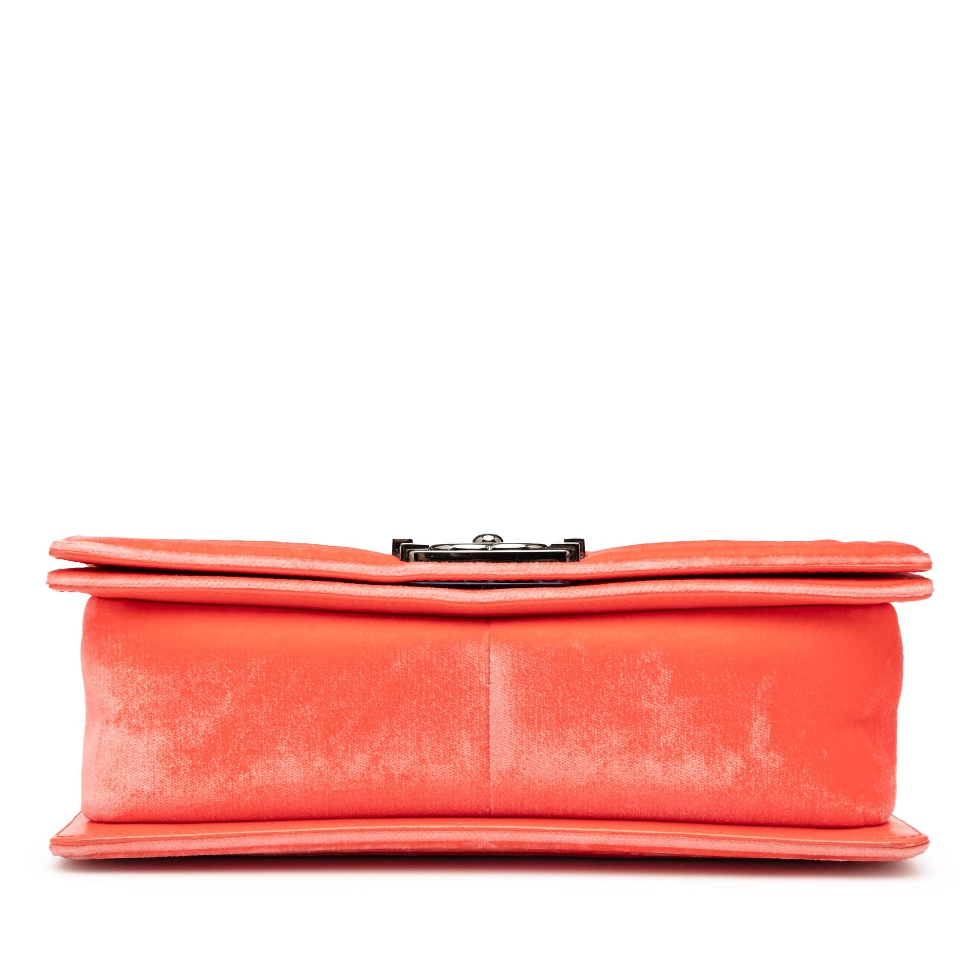 Chanel Old Medium Quilted Velvet Boy Flap