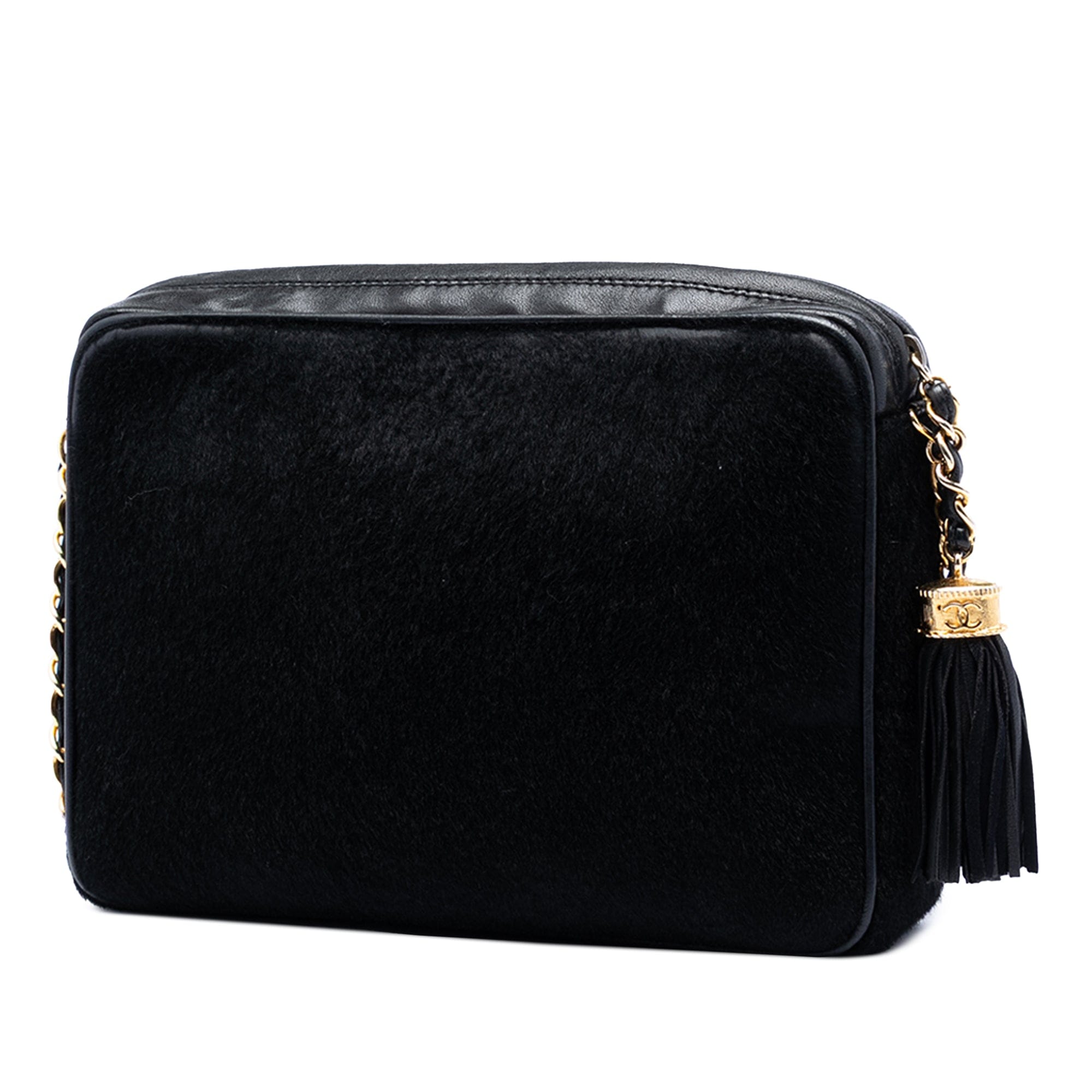 Chanel CC Ponyhair and Leather Tassel Camera Bag