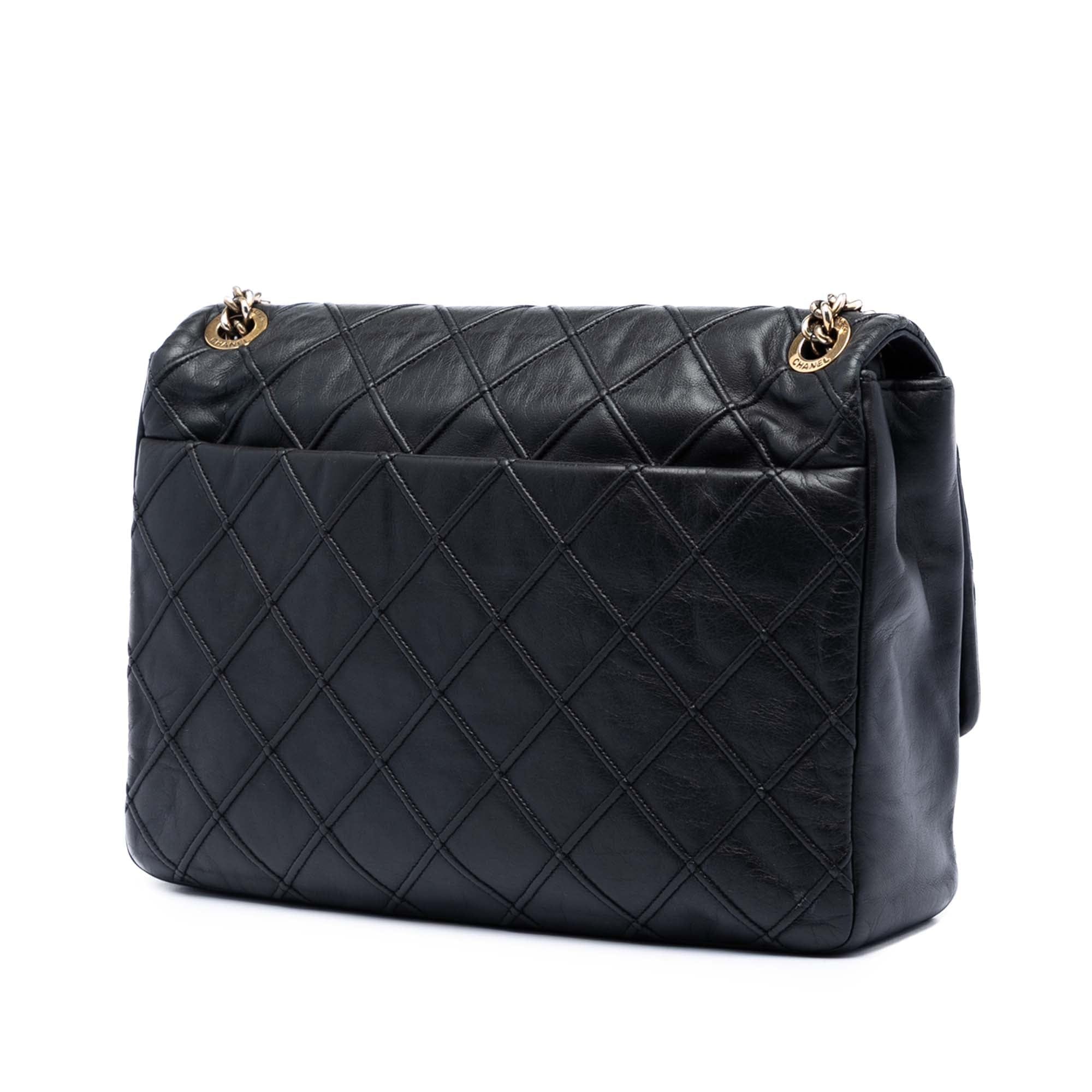 Chanel Large Diamond Debossed Calfskin Reissue 2.55 Cosmos Flap