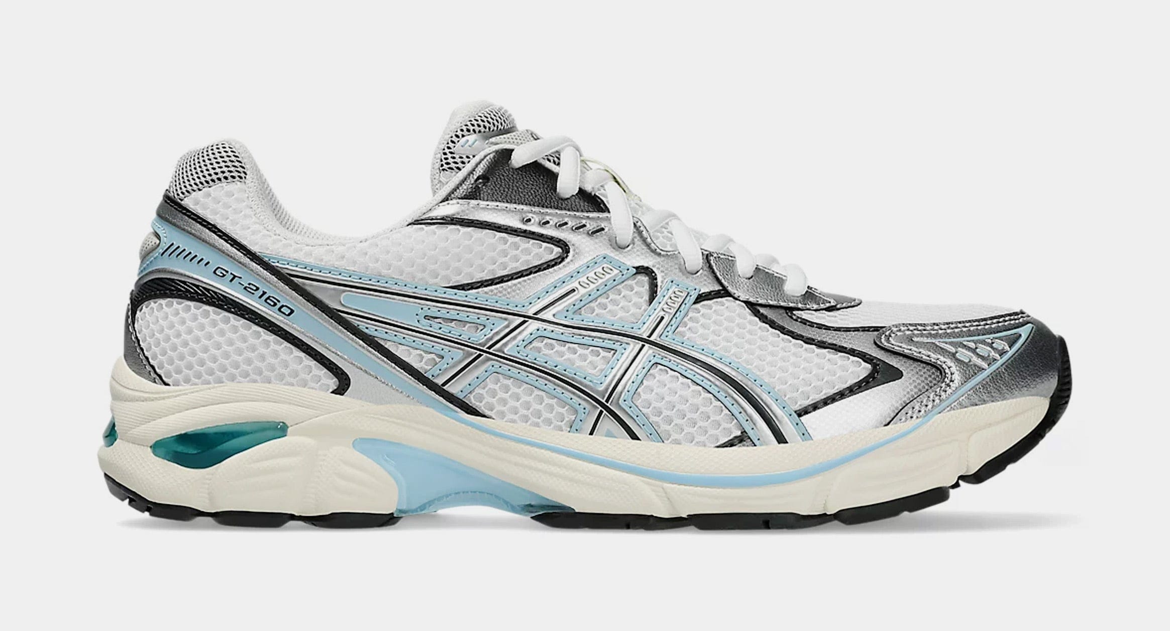 ASICS GT - 2160 Mens Running Shoes (White/Pure Silver)