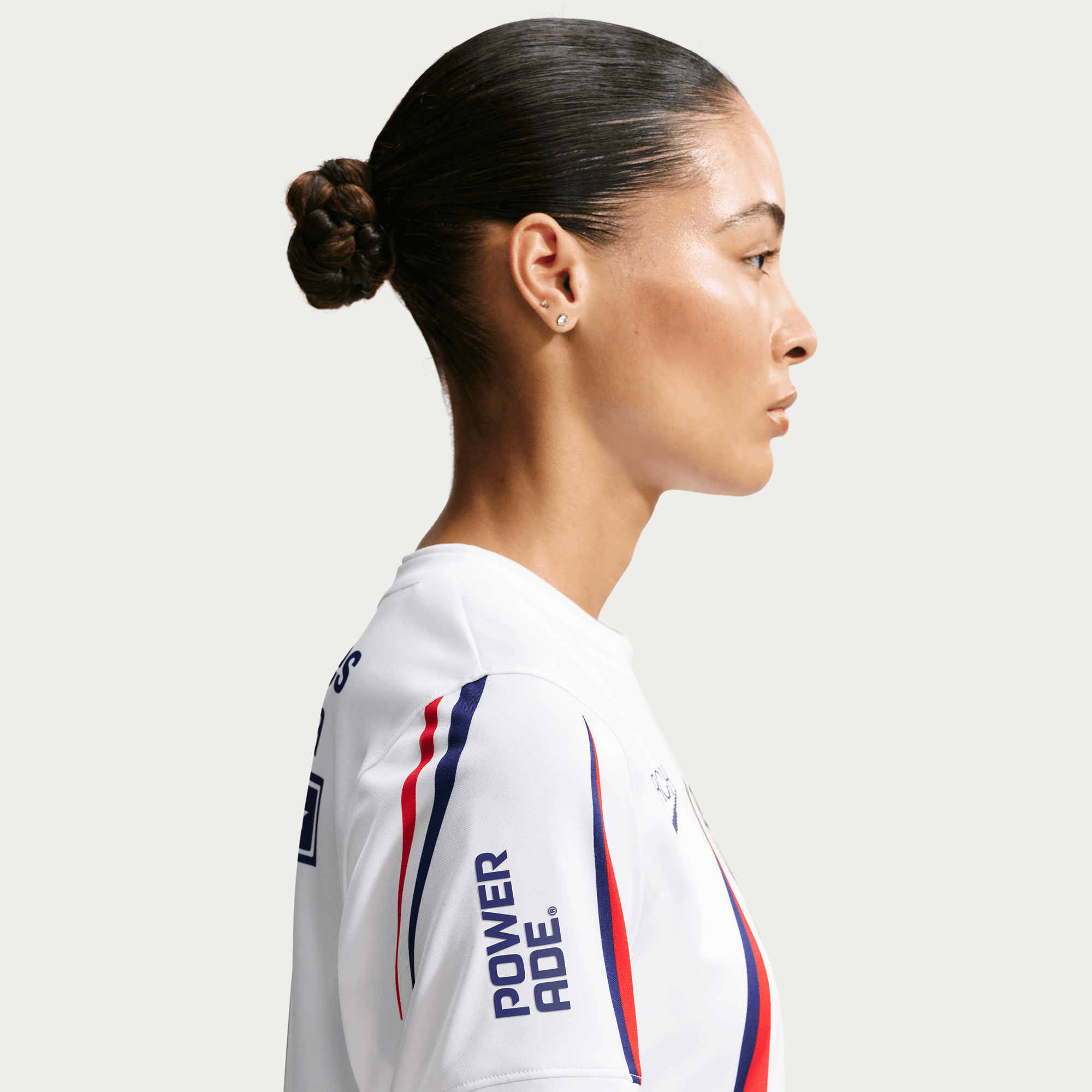 Nike USA x V.A.A. x NIKE X2 WMNS PREMATCH JERSEY - WHITE / DEEP ROYAL BLUE
