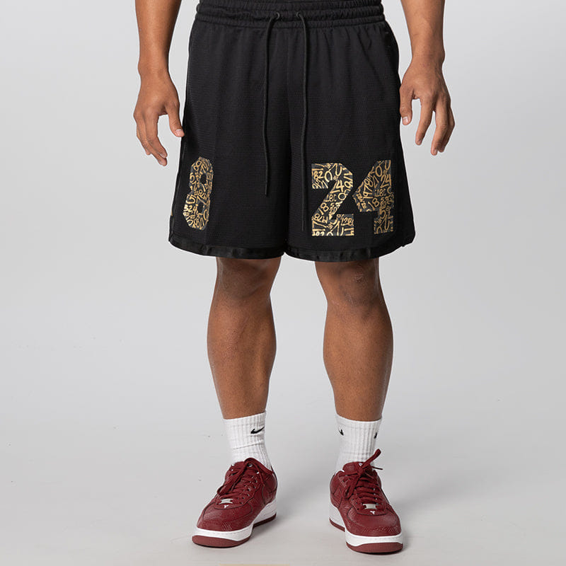 Nike Kobe Basketball Short - Black/Metallic Gold