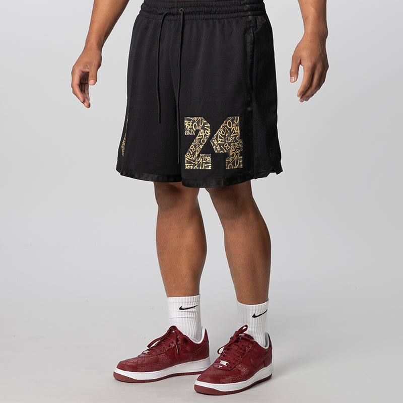 Nike Kobe Basketball Short - Black/Metallic Gold