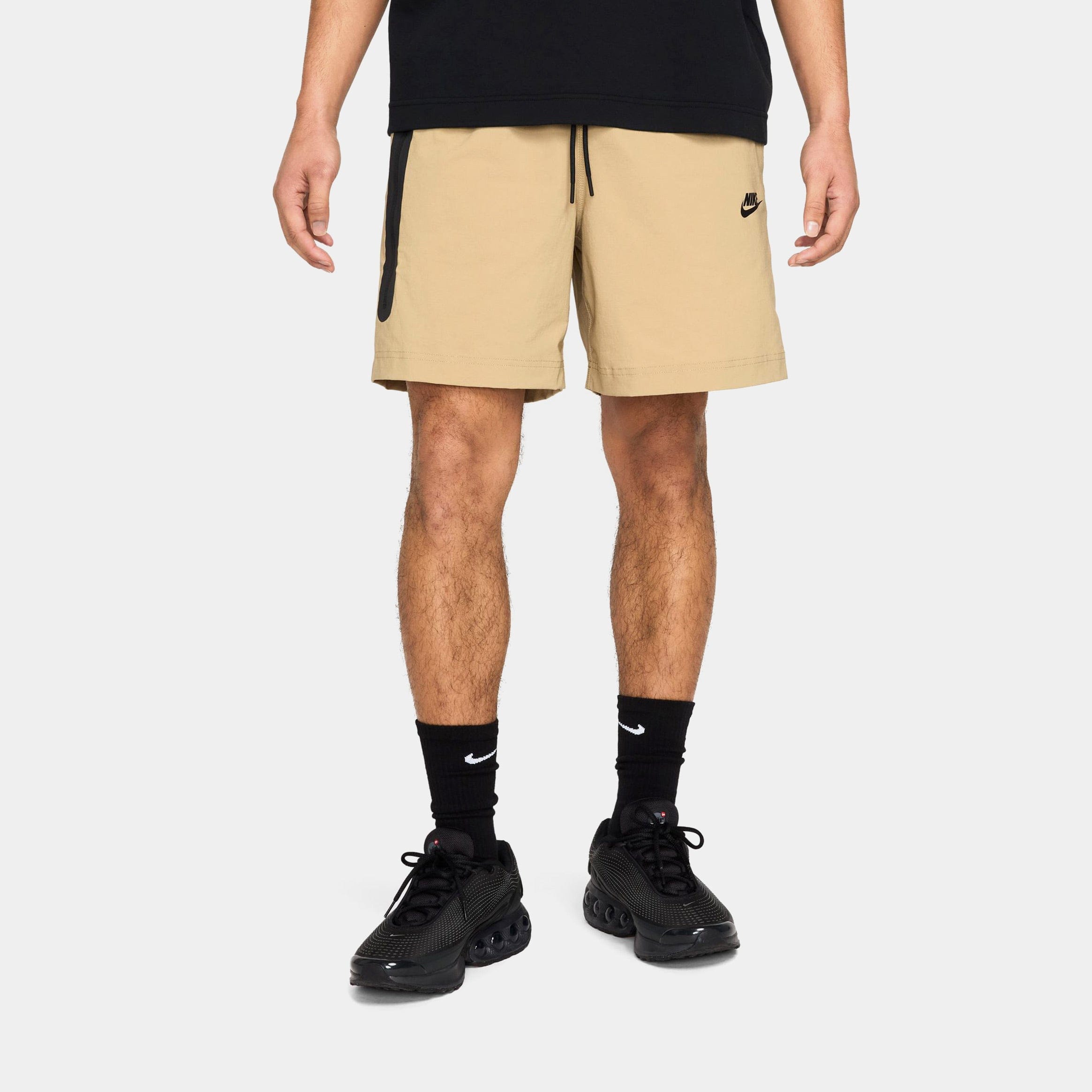 Nike Tech Woven Mens Shorts (Parachute Beige/Black)