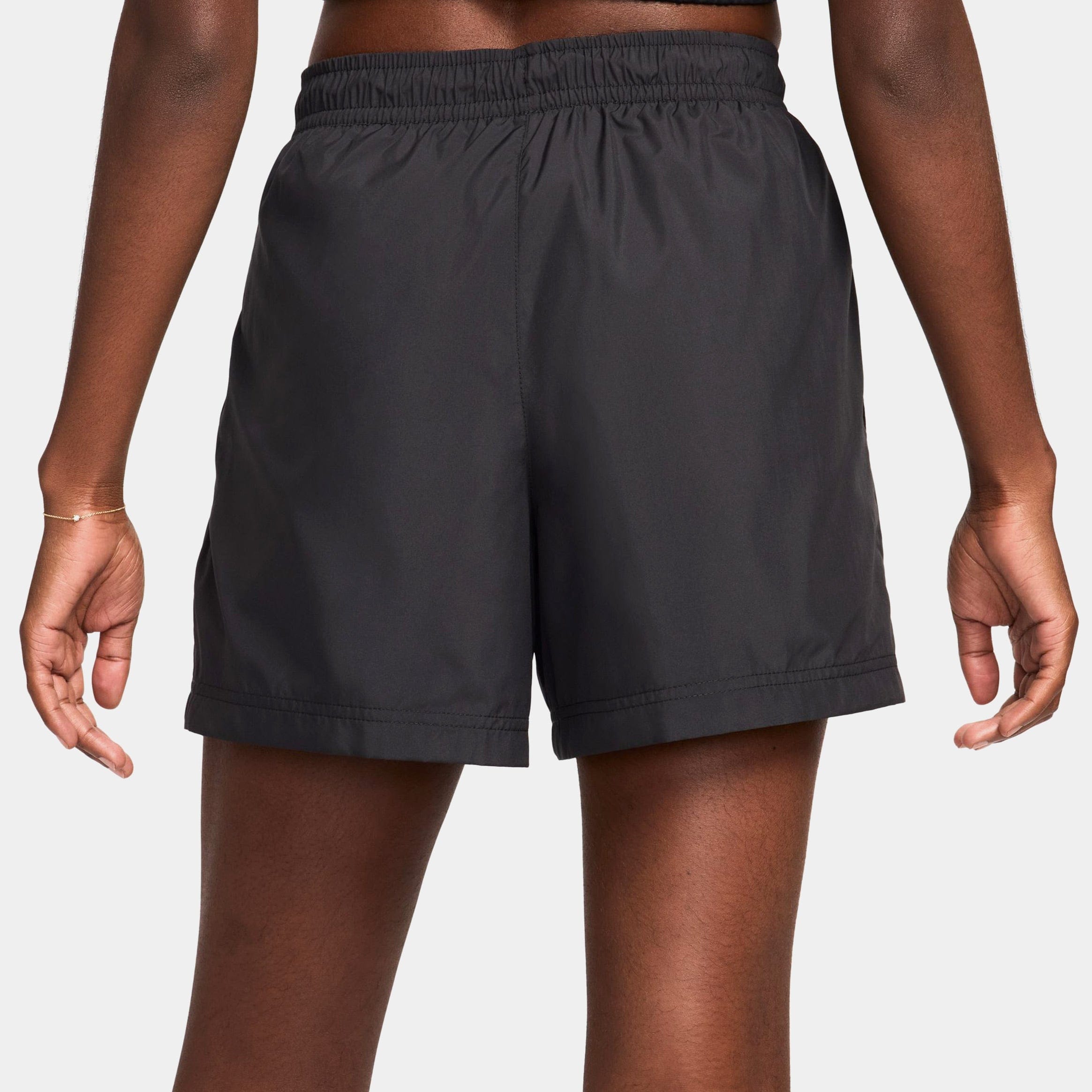 Nike Classic Woven Mid Rise Woven Womens Shorts (Black/White)