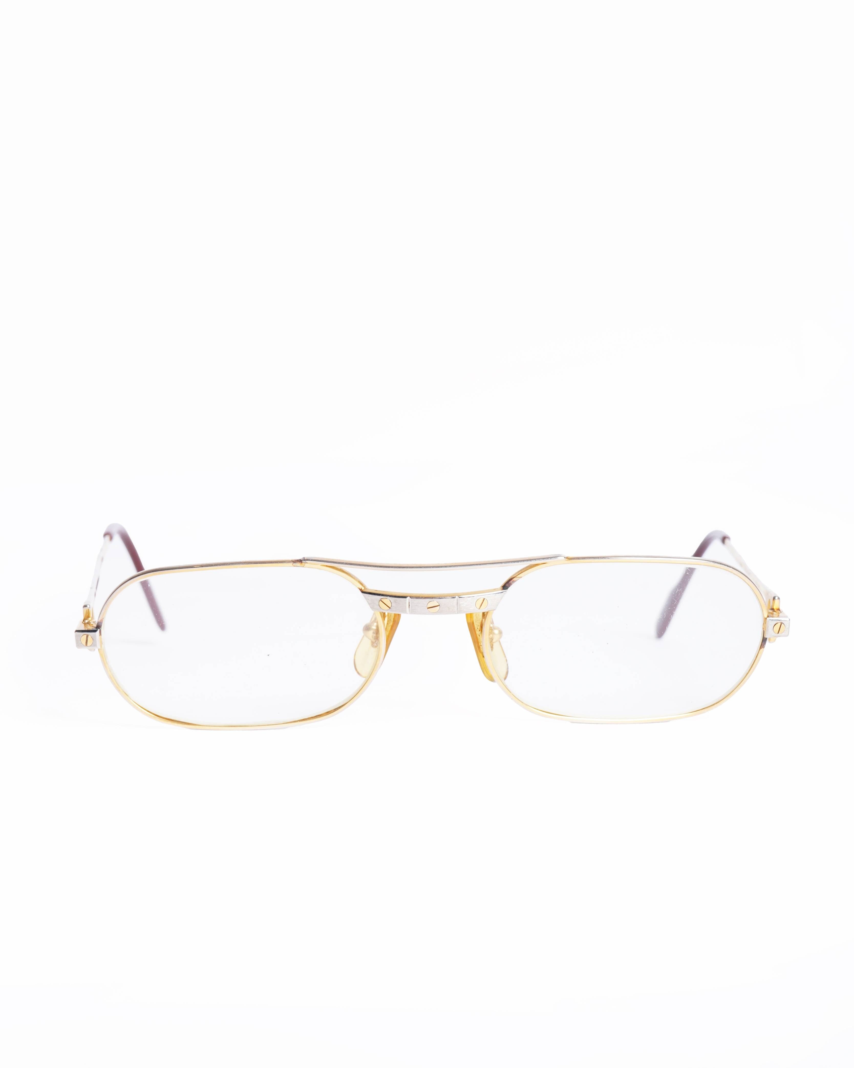 Cartier Vintage Cartier 22k gold plated Louis Vendome Optical Glasses
