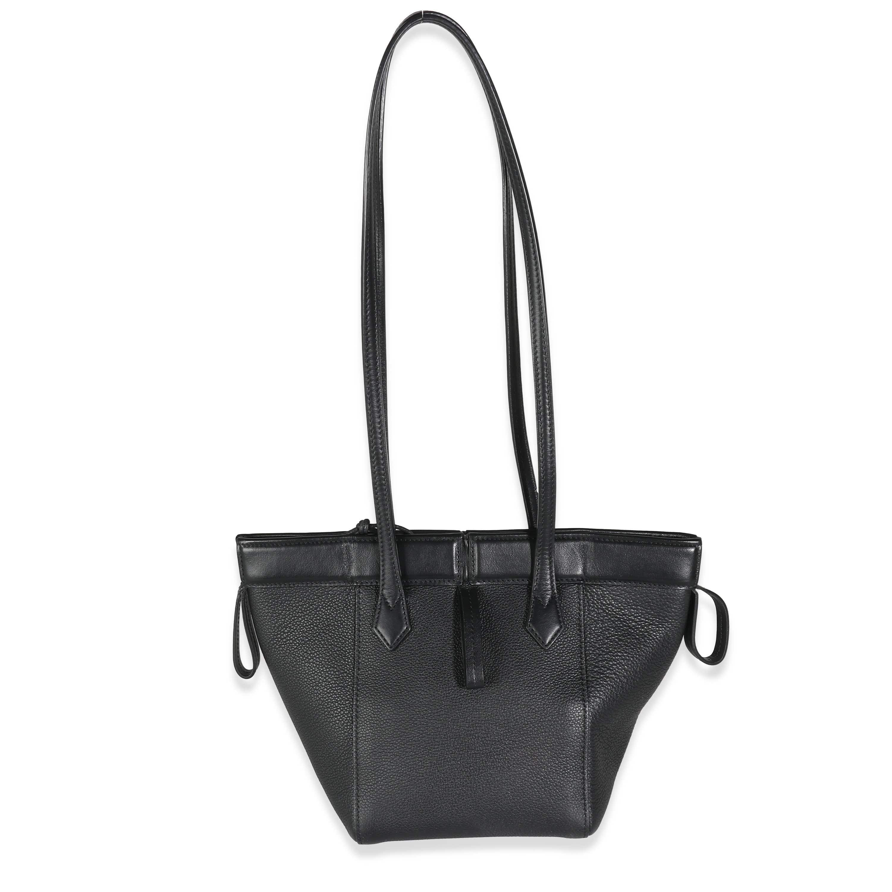 Fendi Black Vitello Mini Origami Tote