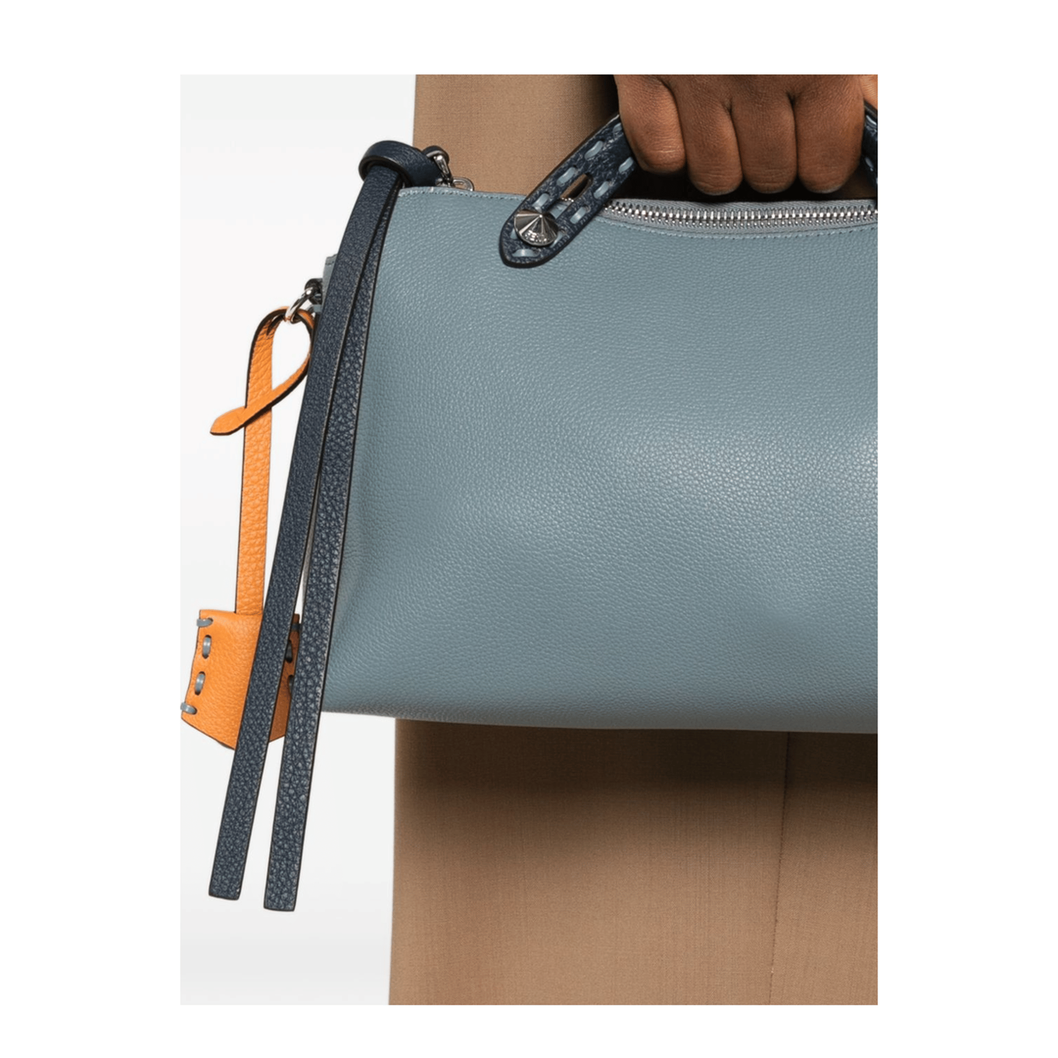 Fendi By The Way Medium Calfskin Handbag - Light Blue