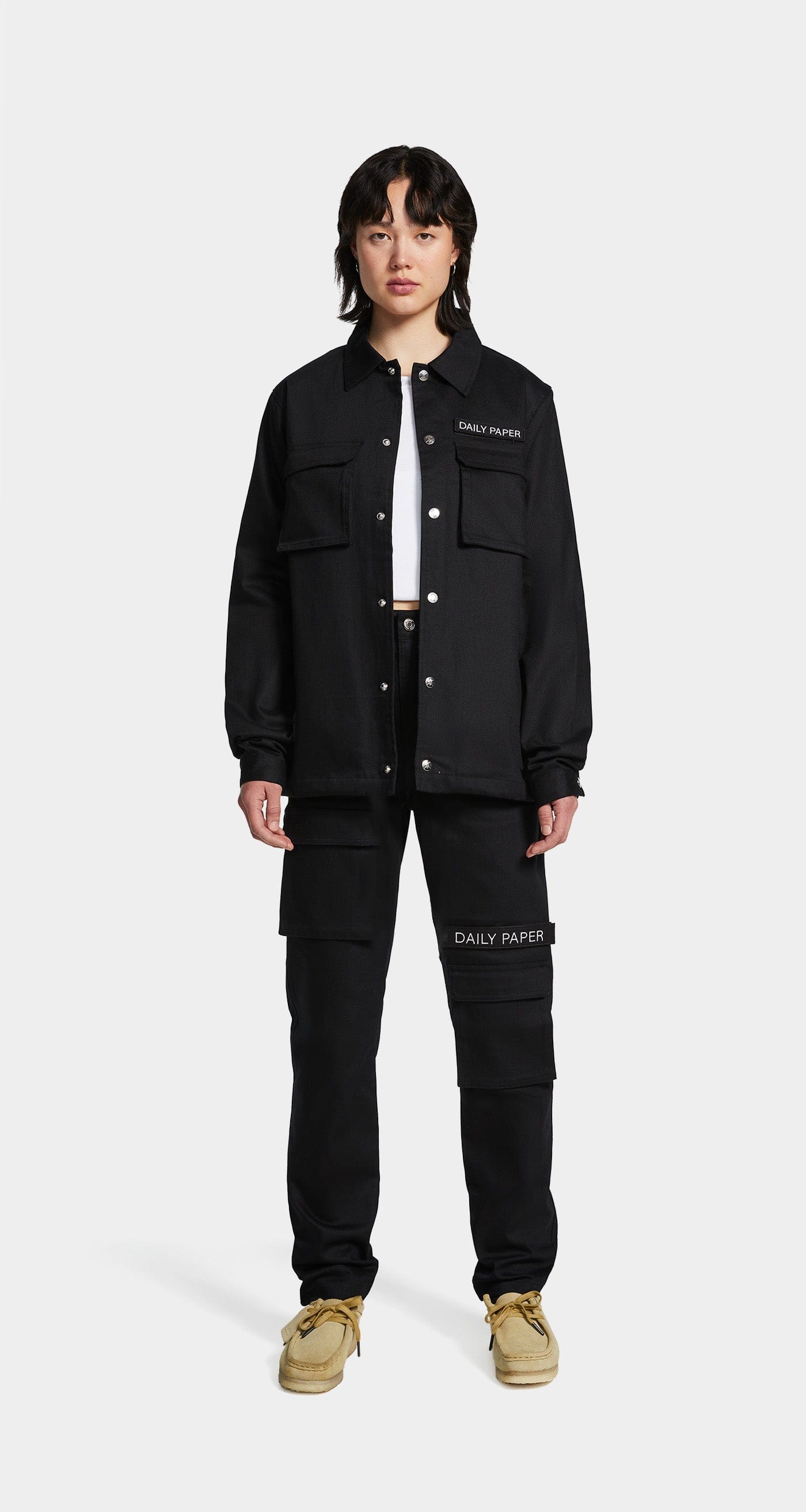 Coach Cargo Coach Jacket Black