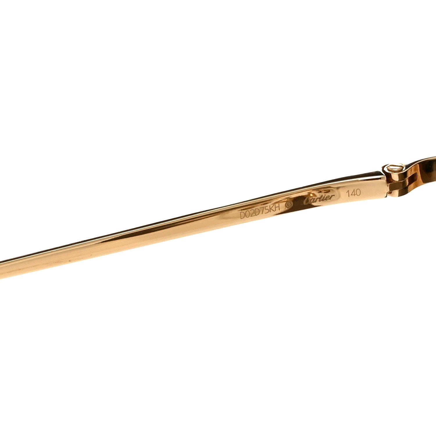 Cartier Panthere De Cartier Cat Eye Sunglasses Gold