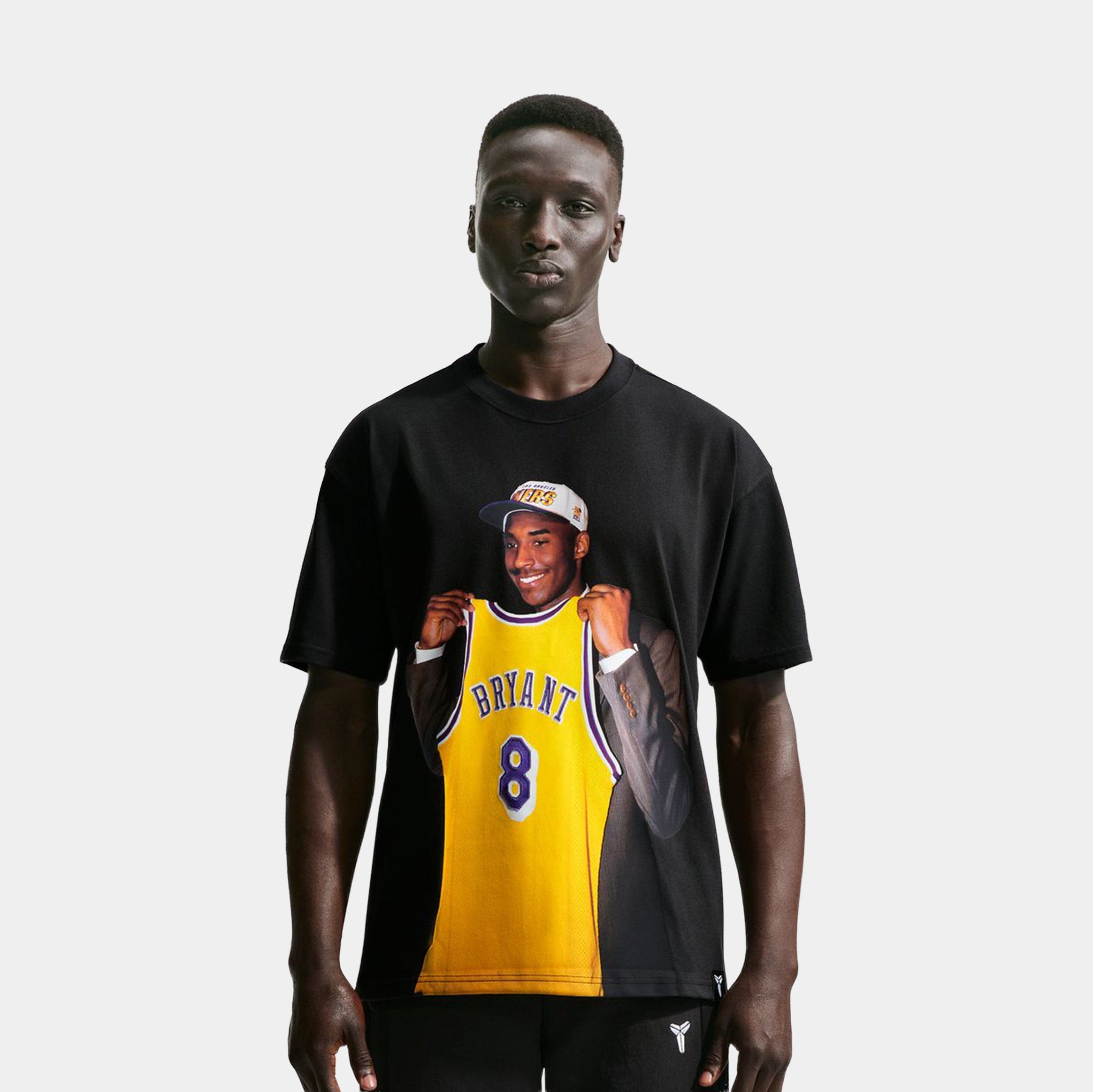 Nike Kobe Bryant 1996 Draft Pack Mens Short Sleeve Shirt (Black/Yellow)