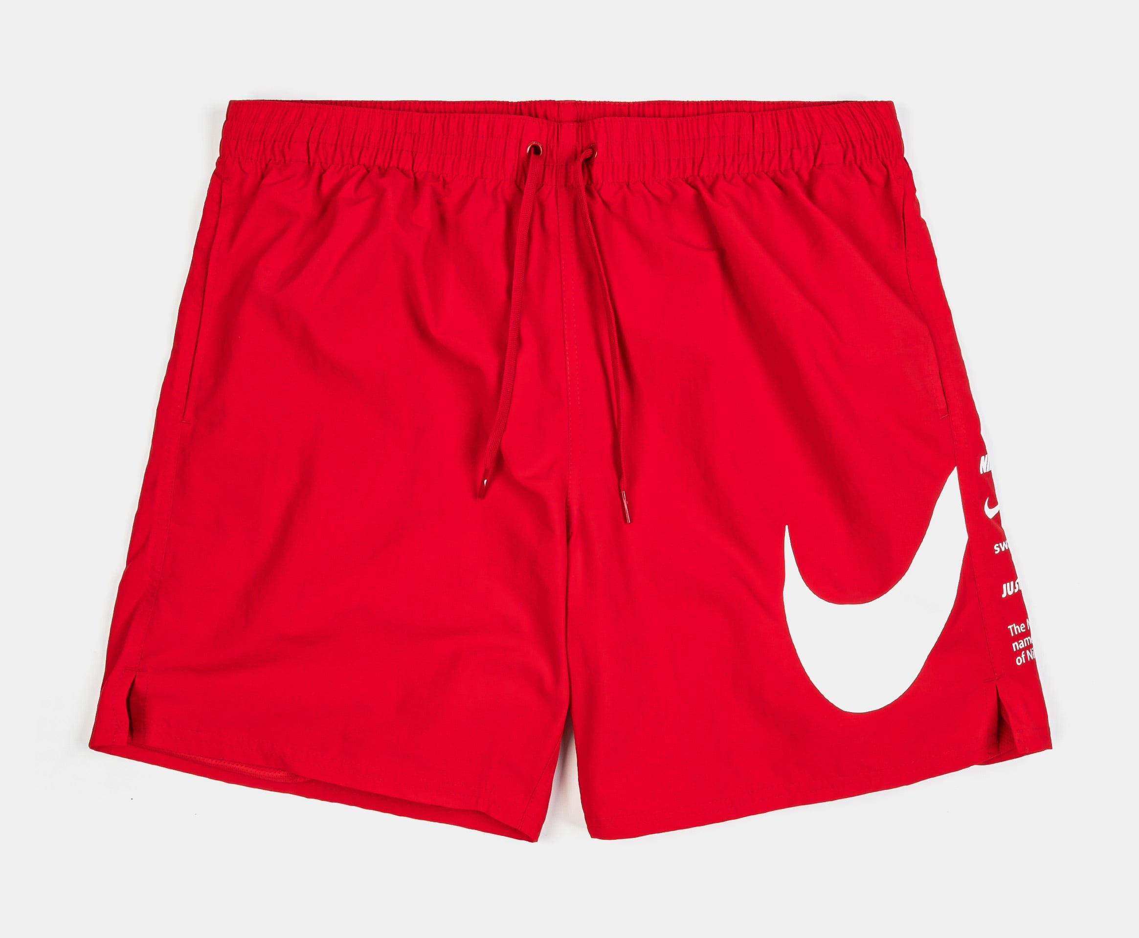 Nike Swim Breaker Fully Lined Volley 7" Mens Shorts (Red/White)