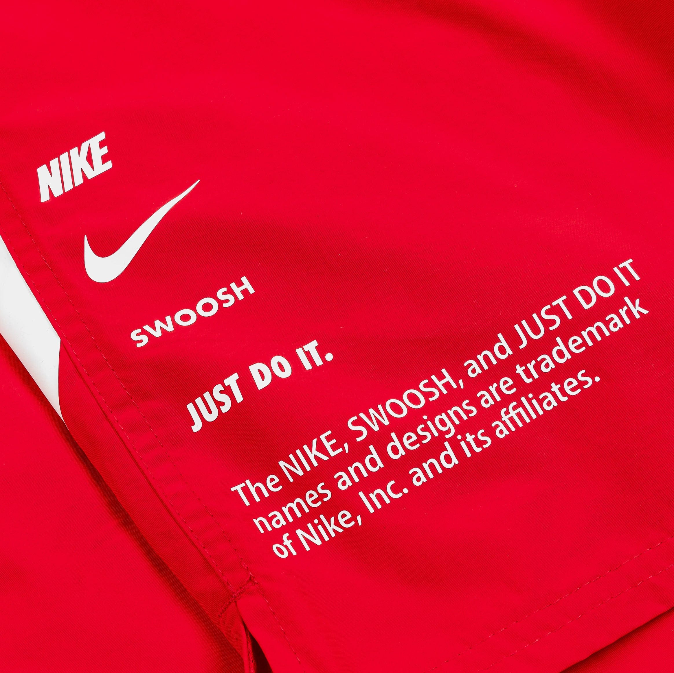 Nike Swim Breaker Fully Lined Volley 7" Mens Shorts (Red/White)