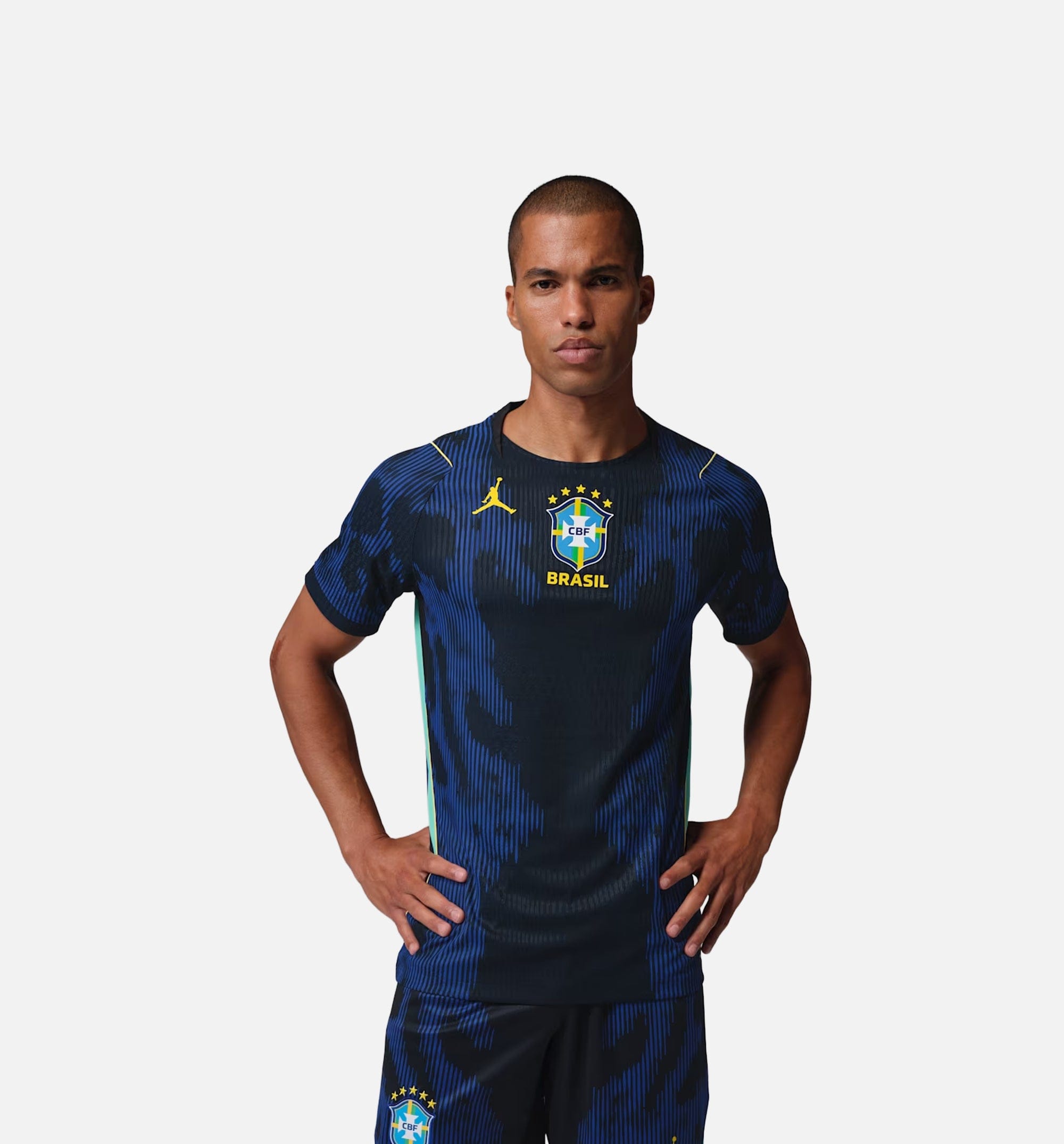 Nike Brazil 2026 Match Away Aero Fit Soccer Authentic Mens Jersey - Old Royal/Black