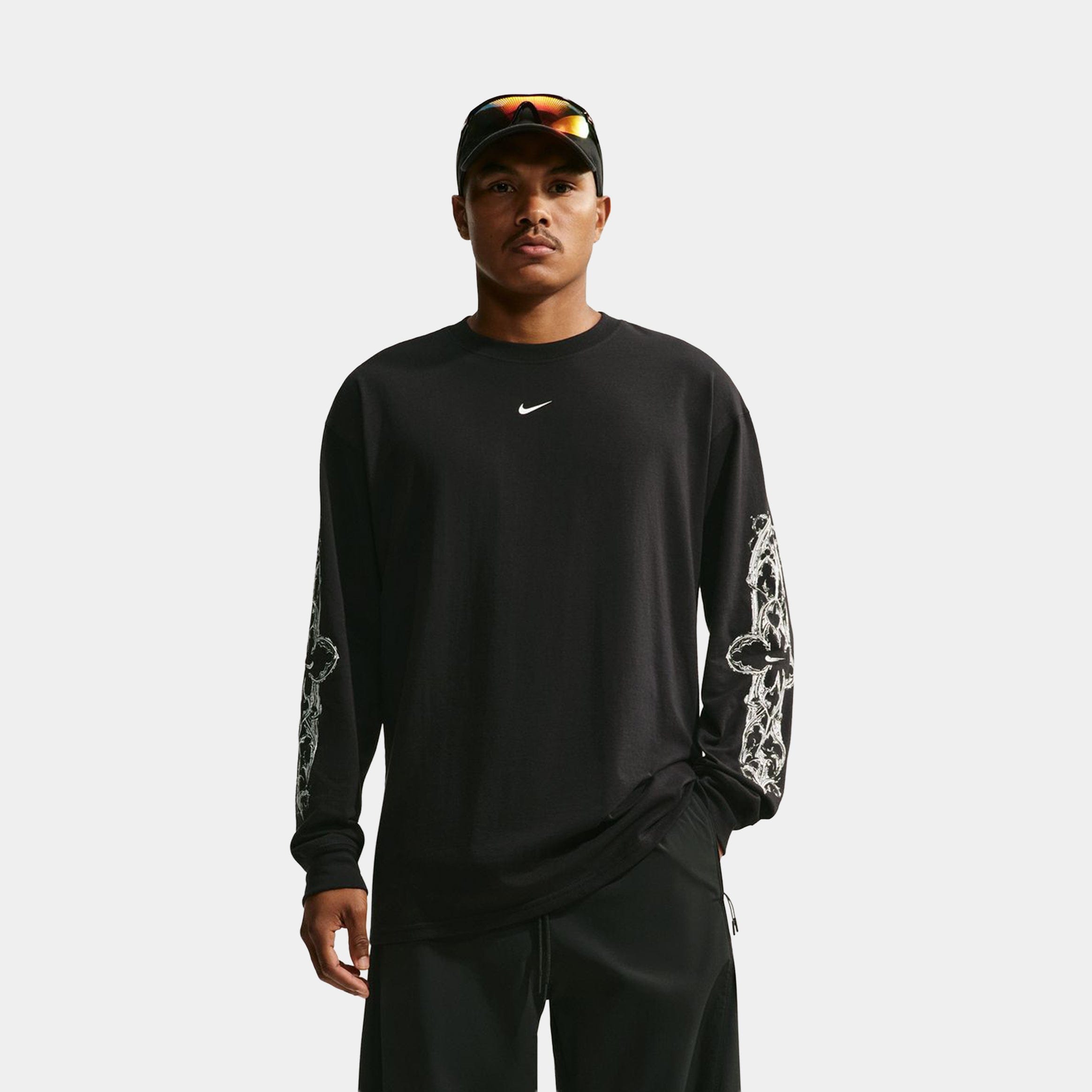 Nike Sportswear Max 90 Mens Long Sleeve Shirt (Black)